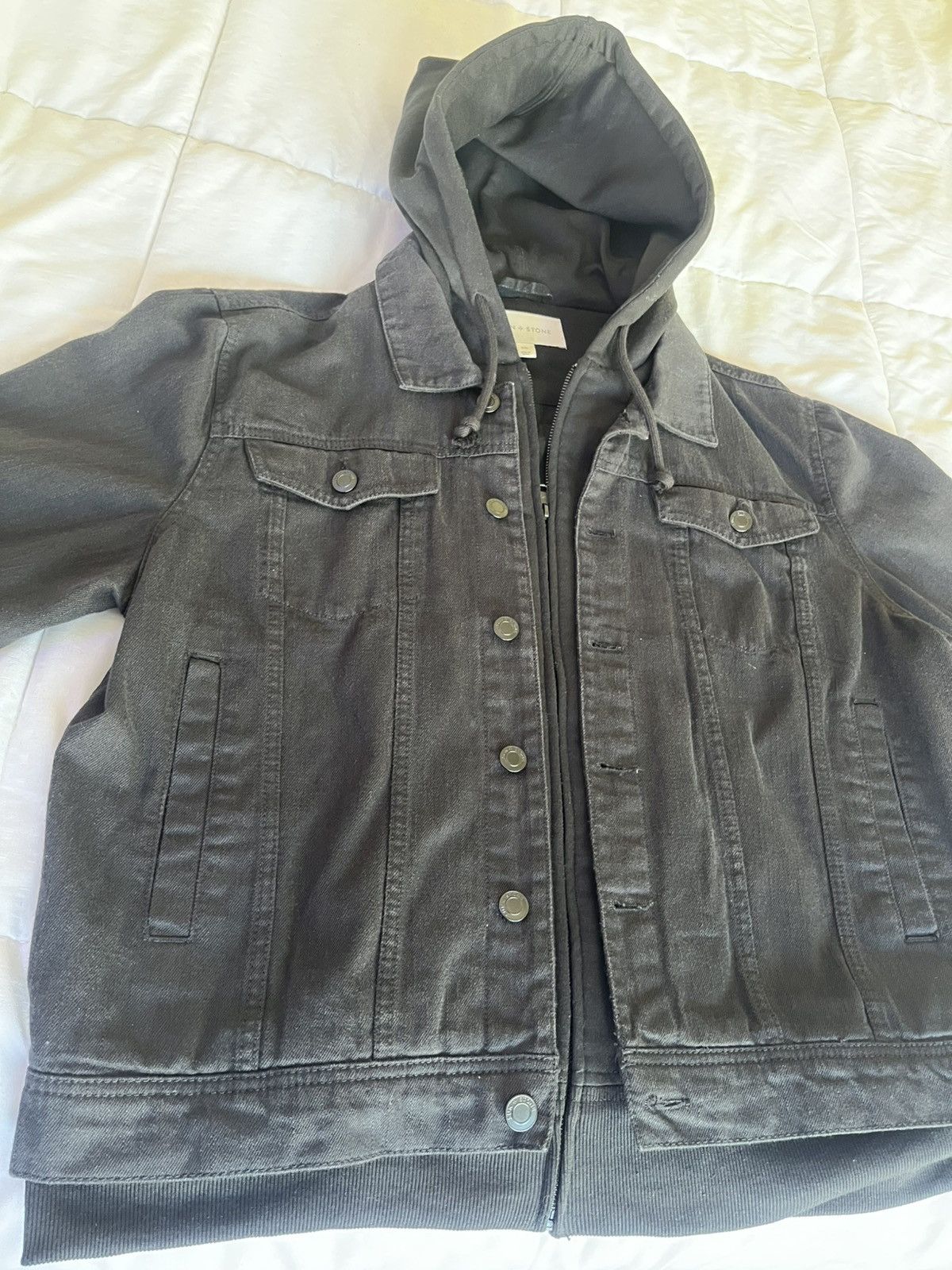 Other SUN STONE zip up/button up denim jacket Size US XXL / EU 58 / 5 - 3 Thumbnail