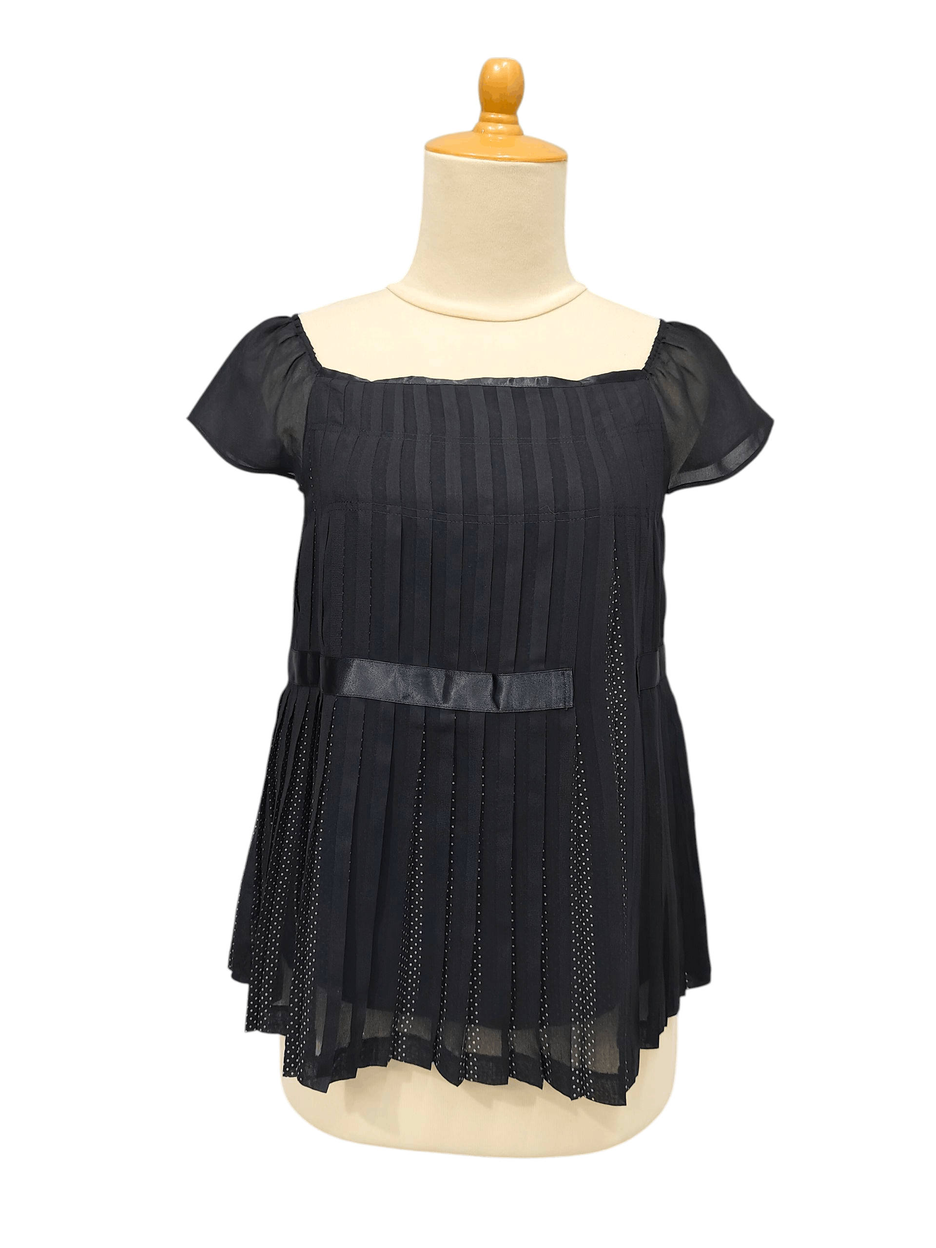 Issey Miyake 🇯🇵 Kumikyoku By Issey Co Pleated Sheer Babydoll Top Size M / US 6-8 / IT 42-44 - 1 Thumbnail