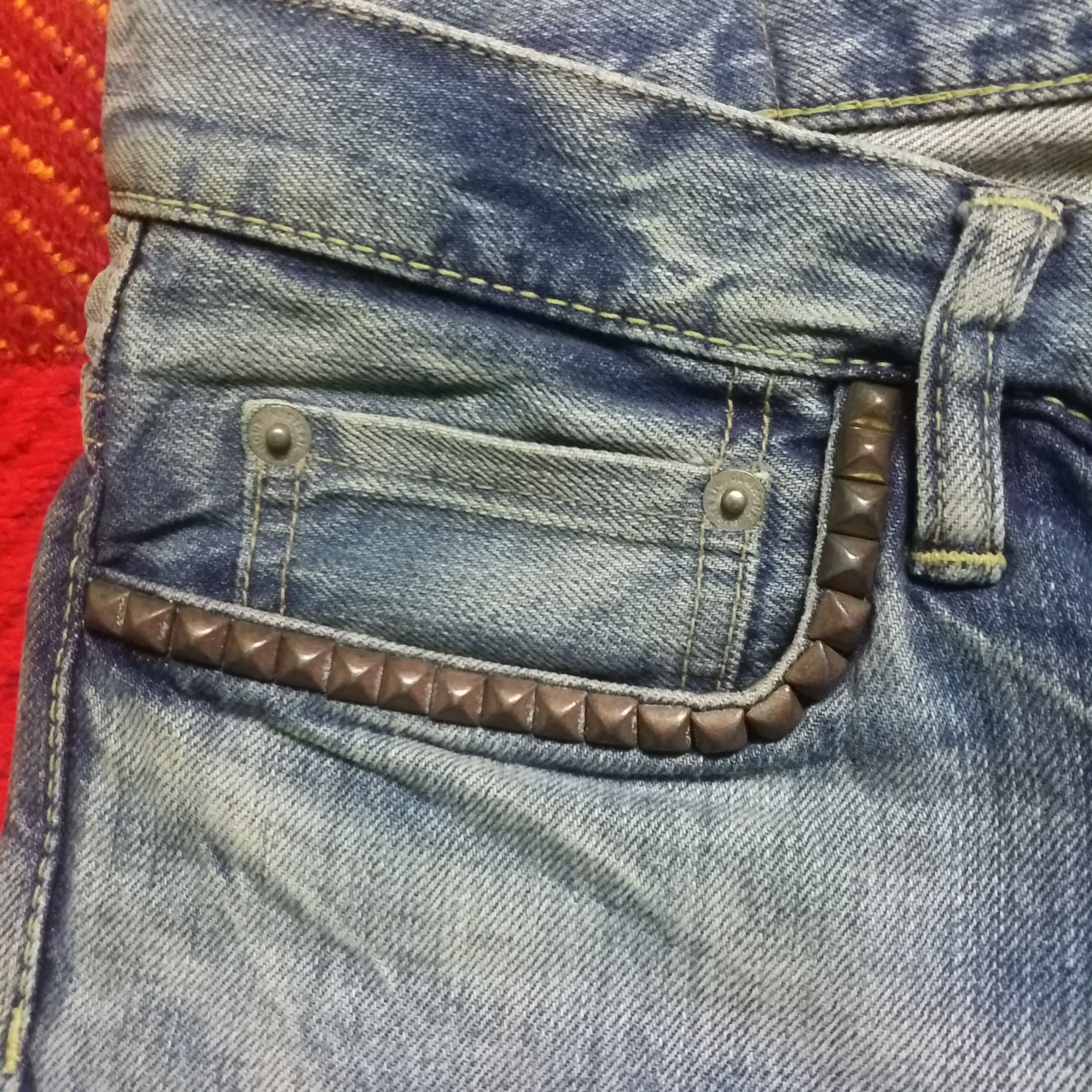 Hysteric Glamour × Japanese Brand HYSTERIC GLAMOUR SELVEDGE BONDAGE SEDITIONARY PUNK SKIN HEAD Size US 31 - 5 Thumbnail