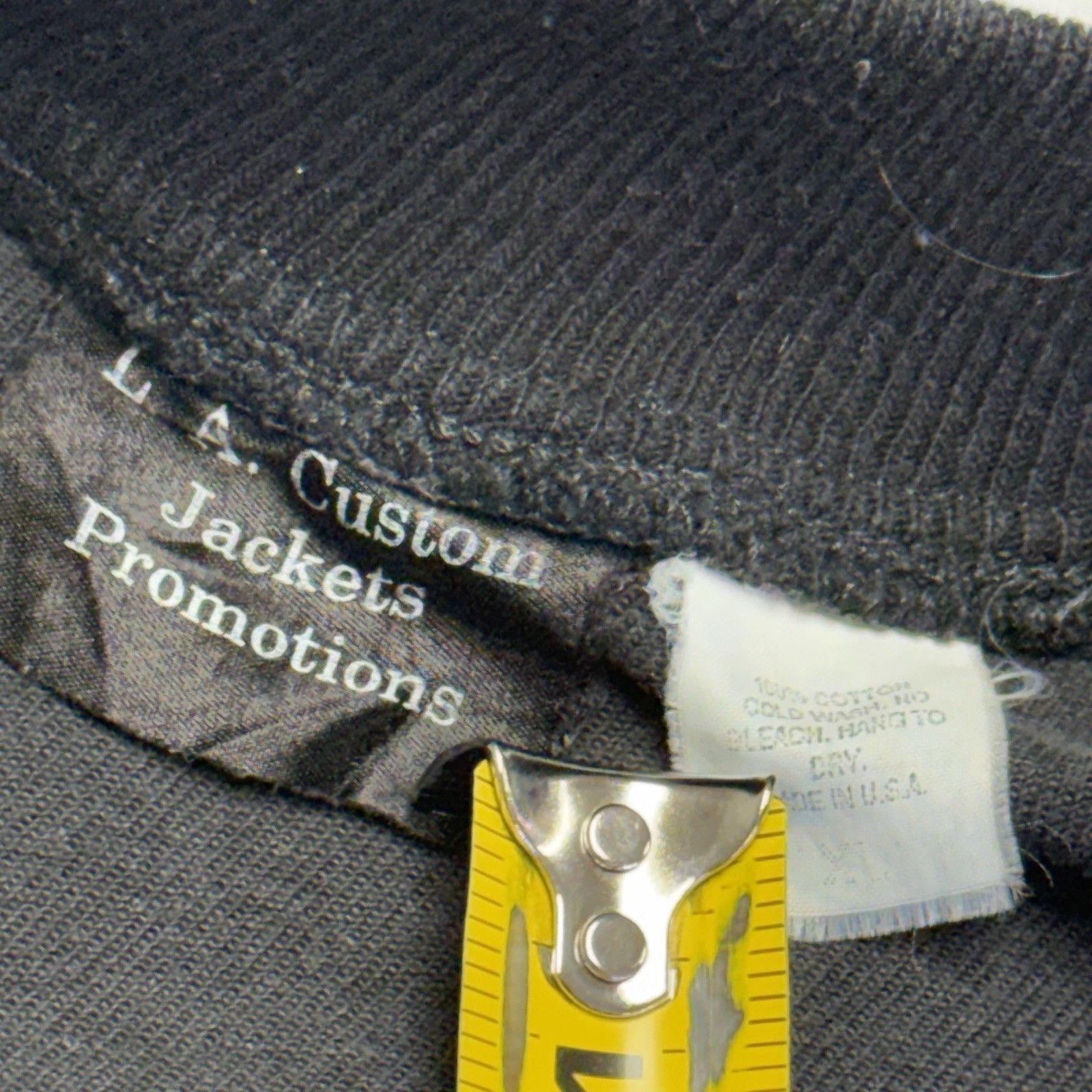 Universal Studios Vintage Universal Studios Bomber Jacket Mens XL Black Canvas Size US XL / EU 56 / 4 - 12 Thumbnail