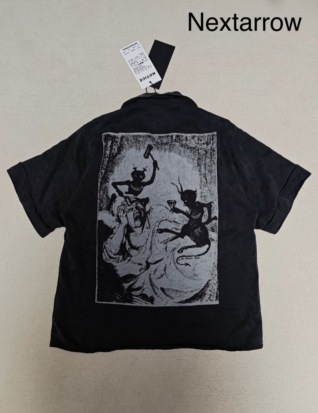 Enfants Riches Deprimes Enfants Riches Deprime Devil Black Portrait Making Old Shirt Size US L / EU 52-54 / 3 - 2 Thumbnail