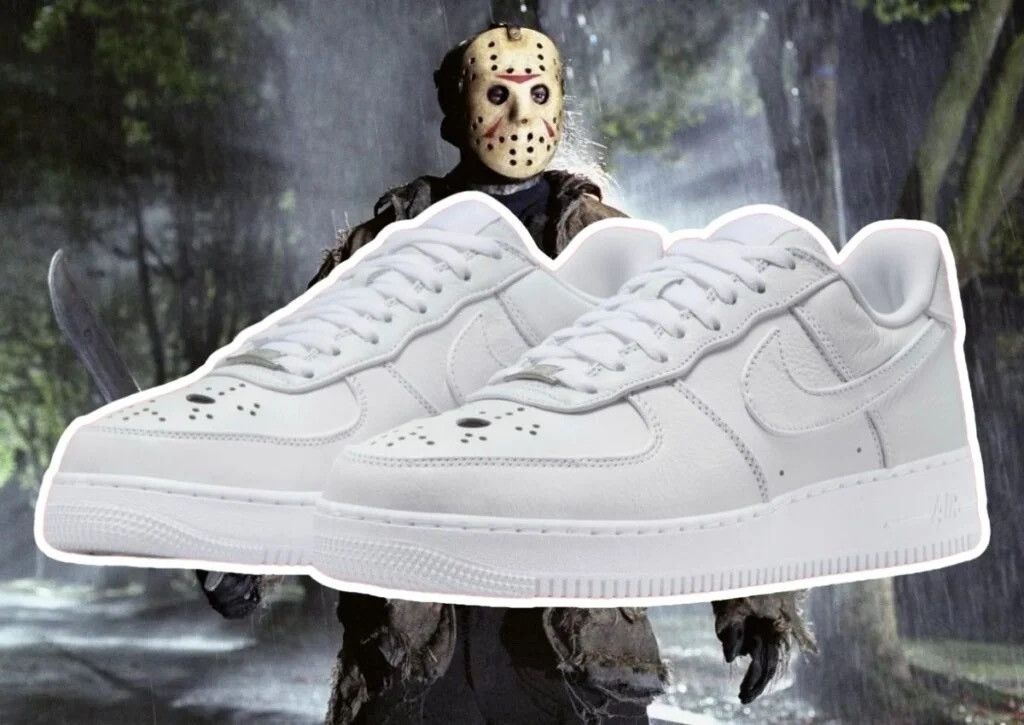Nike Air Force 1 Low ‘ Jason Voorhees ‘ Size US 7 / EU 40 - 10 Thumbnail