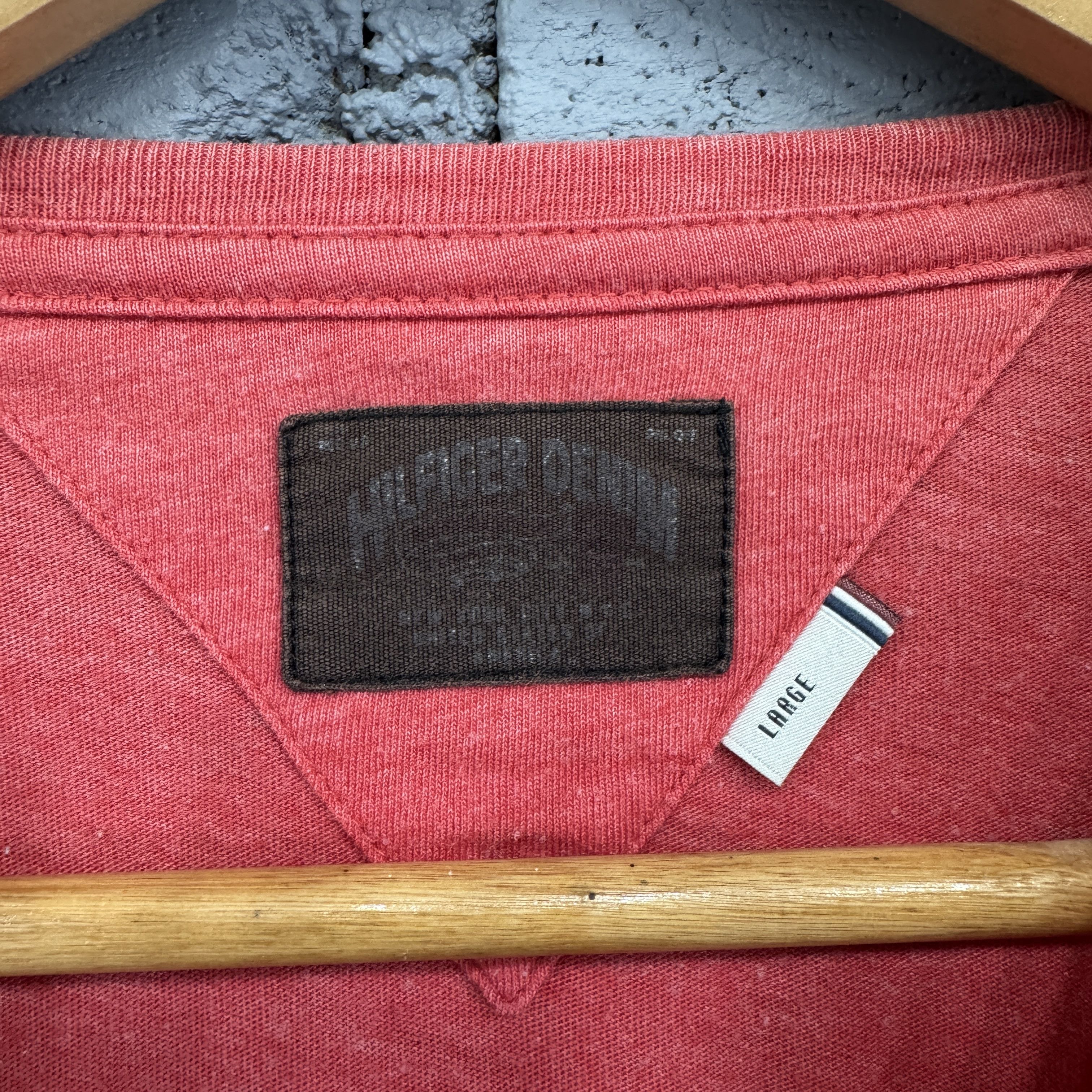 Tommy Hilfiger Tommy Hilfiger Hilfiger Denim "Stars & Stripes" Red Tshirt Size US L / EU 52-54 / 3 - 5 Thumbnail