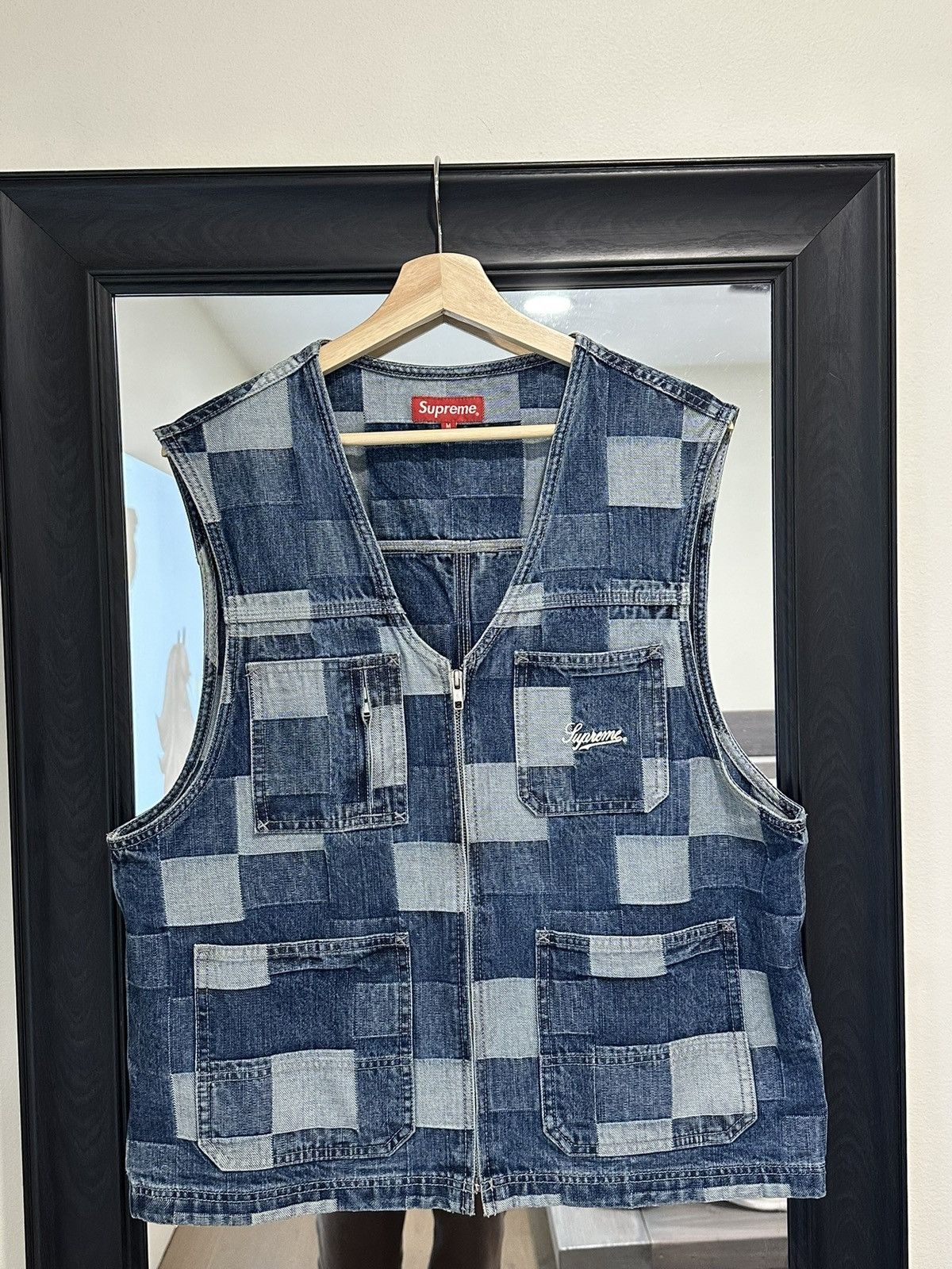 Supreme Supreme Patched Denim Vest | Grailed