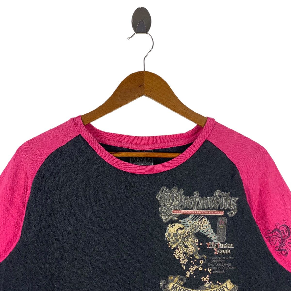 Other Vintage Profundity "The Fusion Japan" Raglan Long sleeve tee Size US L / EU 52-54 / 3 - 3 Thumbnail