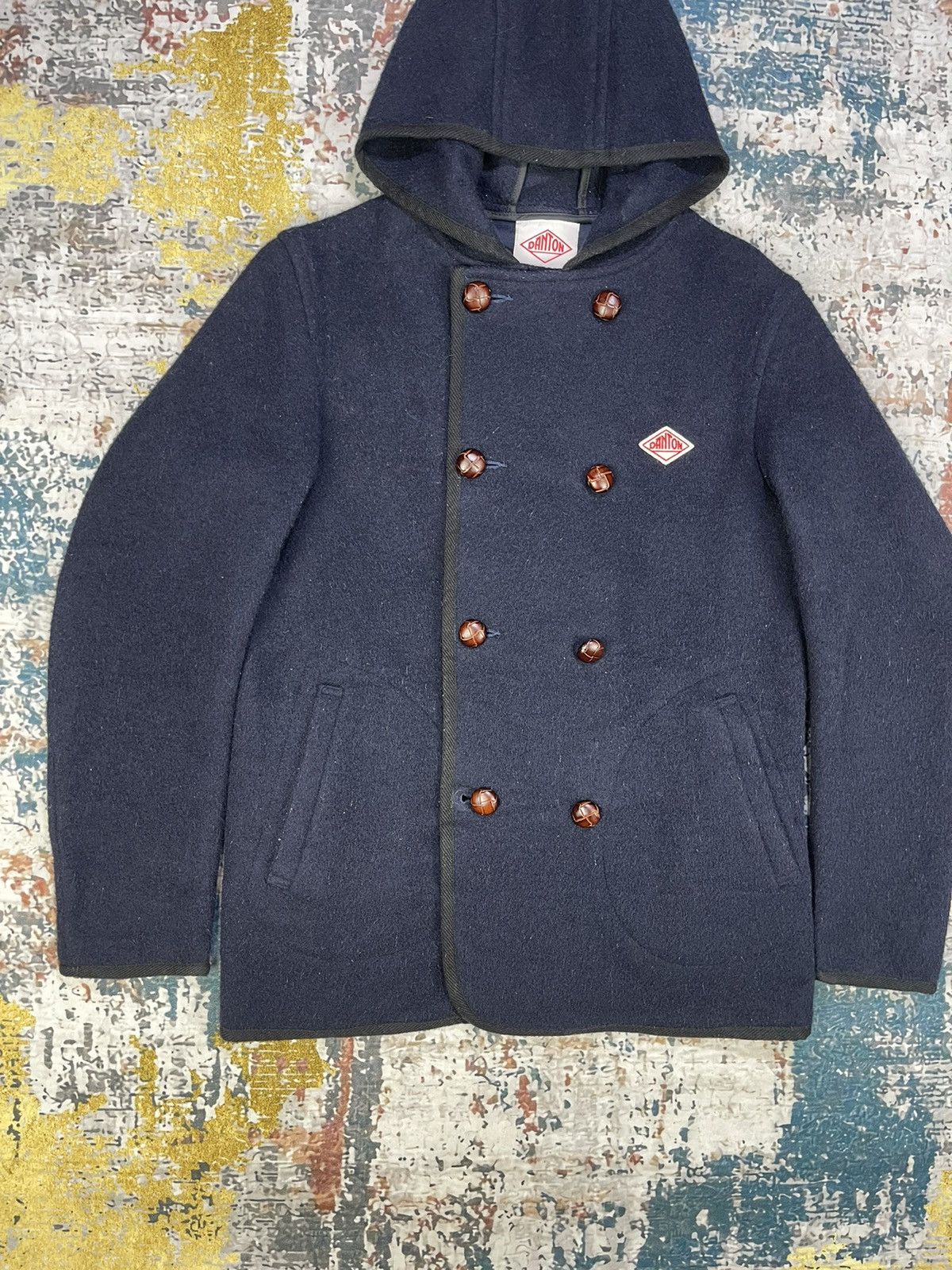 Danton Vintage Danton Double Breasted Wool Peacoat Size US S / EU 44-46 / 1 - 2 Thumbnail