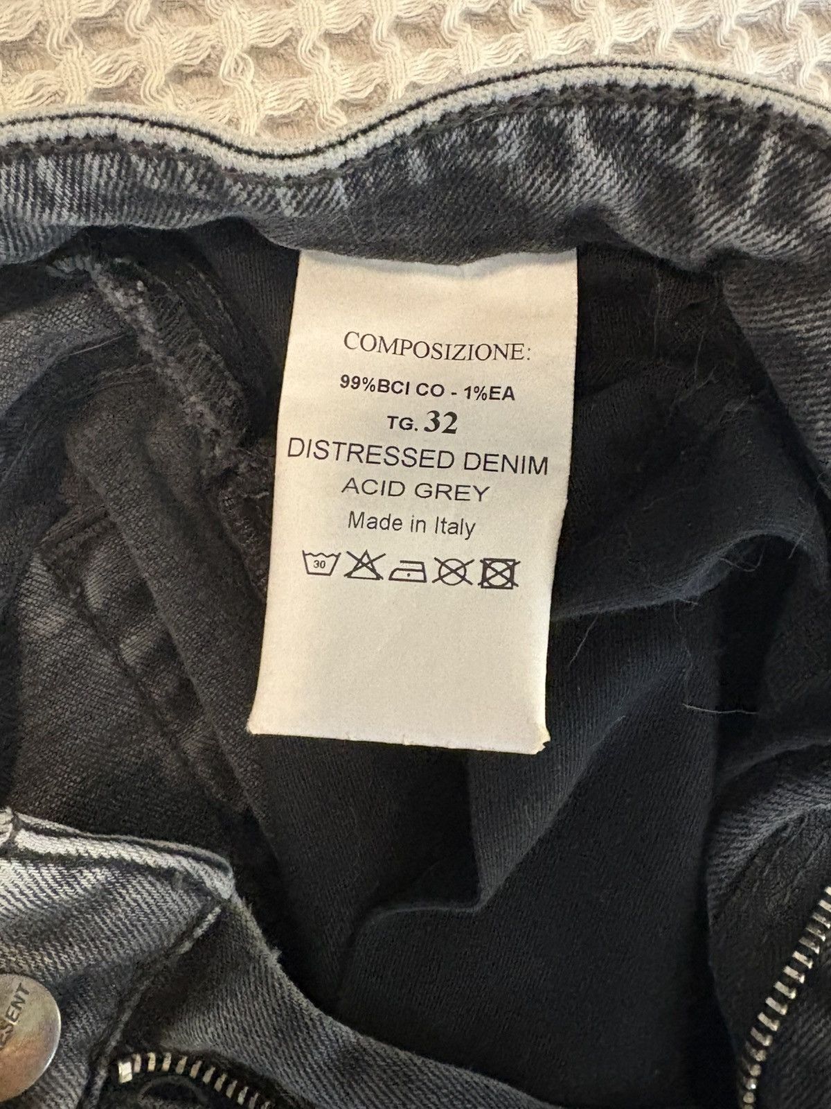 Represent Clo. Represent clo distressed grey denim Size US 32 / EU 48 - 4 Thumbnail
