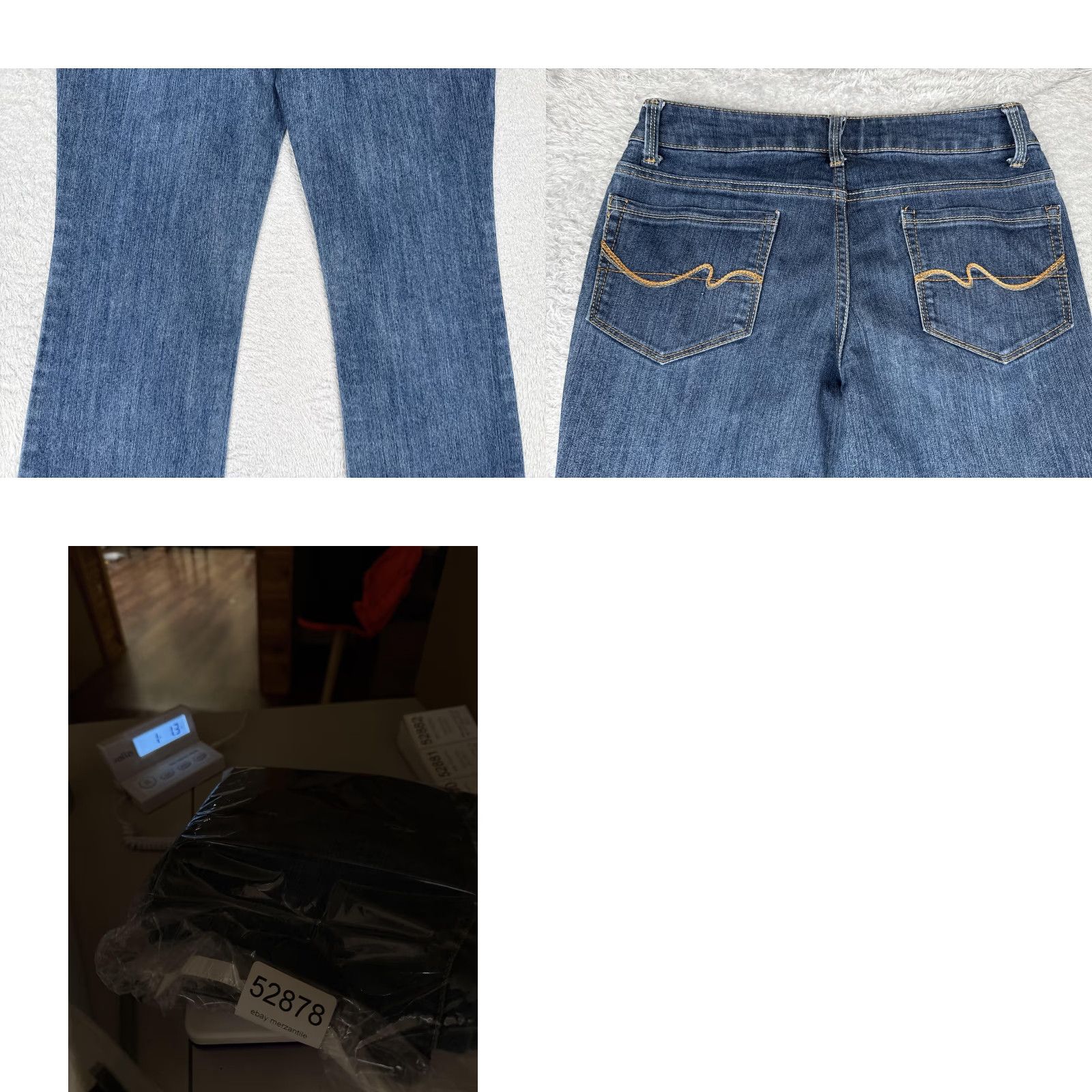 Faded Glory VINTAGE Faded Glory Jeans Womens 8 Blue Bootcut Stretch Denim Mid Rise Embroidered 29x28 Size 30" / US 8 / IT 44 - 10 Thumbnail