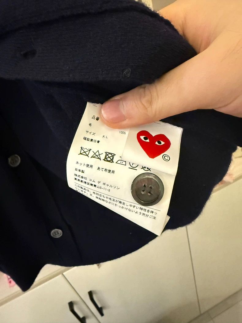 Comme des Garcons Comme Des Garcons Dark blue cardigan Size US XL / EU 56 / 4 - 3 Thumbnail