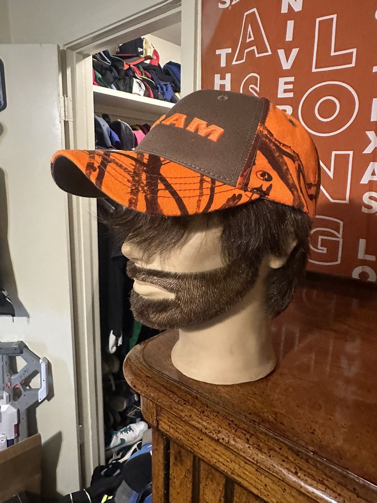 New Era × Vintage Vintage Dodge Ram “orange & brown” hat 90s Size ONE SIZE - 6 Thumbnail