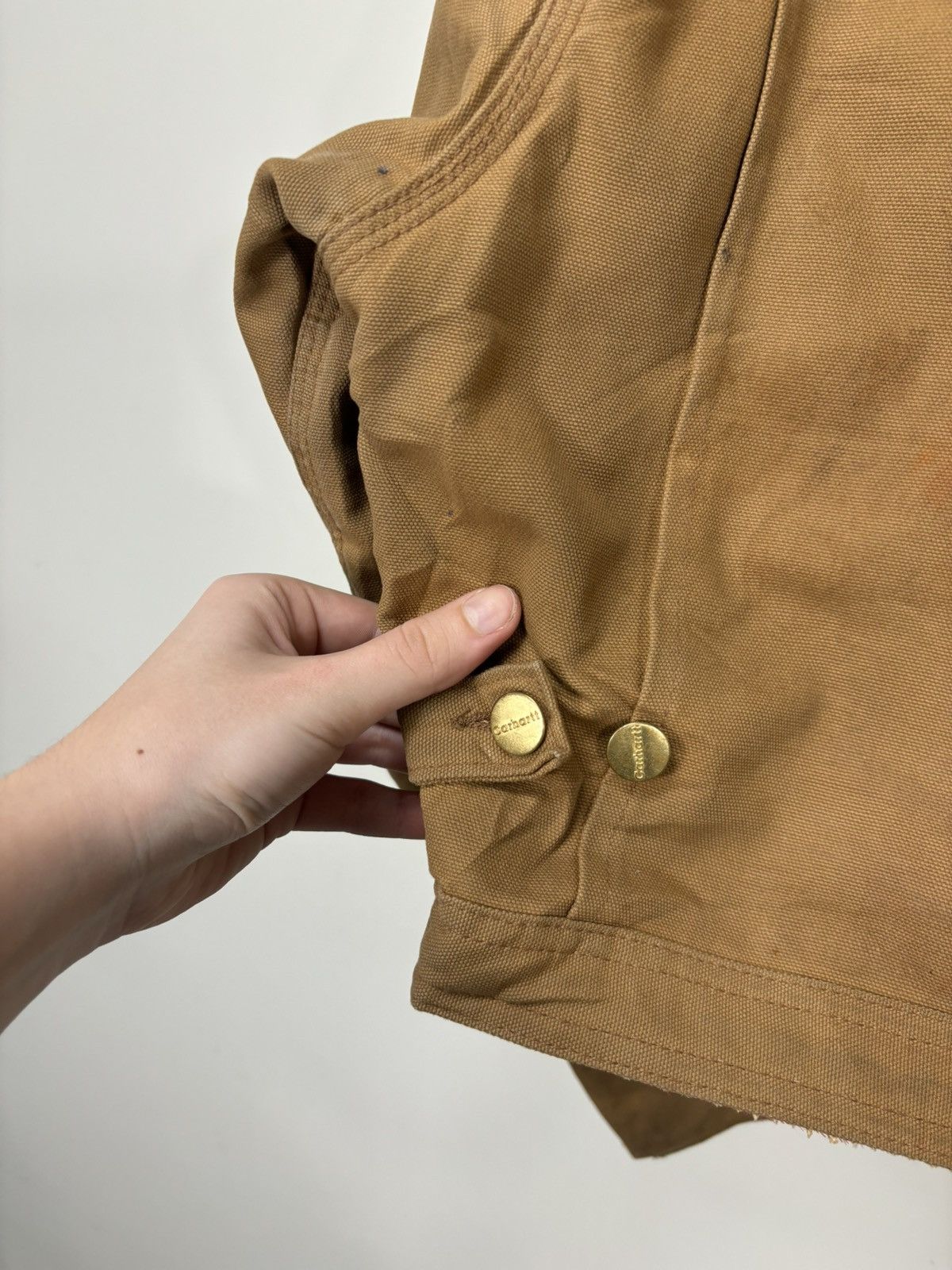 Carhartt Vintage 90s Carhartt USA Made Work Hype Boxy Cropped Jacket Size US M / EU 48-50 / 2 - 21 Thumbnail