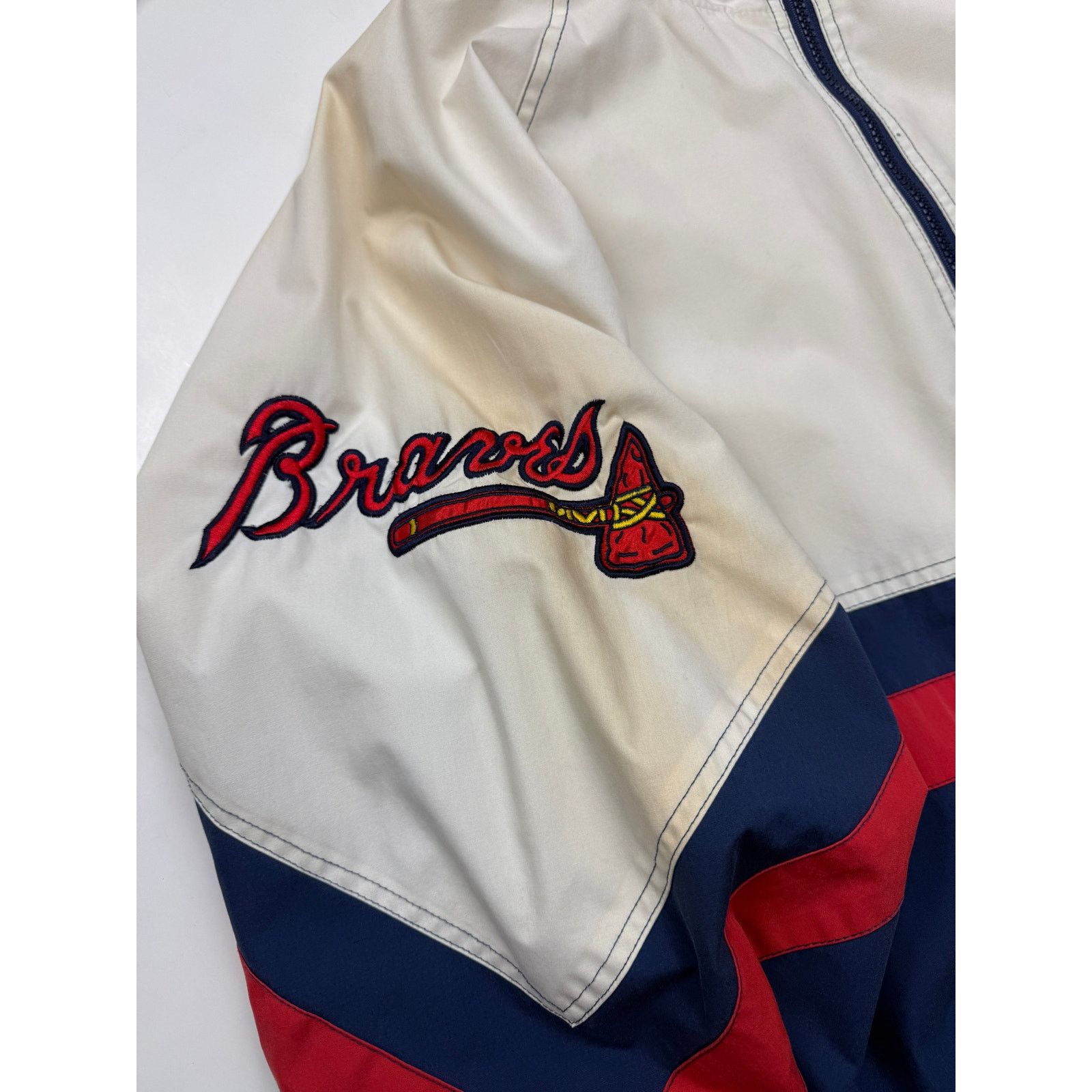 Vintage Vintage 90s Atlanta Braves MLB Starter Jacket Size XL Size US XL / EU 56 / 4 - 7 Thumbnail