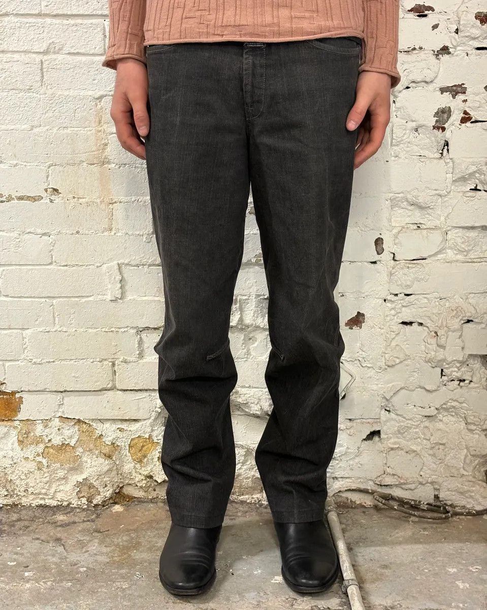 Marithe + Francois Girbaud 2000s Marithé + François Girbaud Grey Structured Jeans Size US 32 / EU 48 - 1 Thumbnail