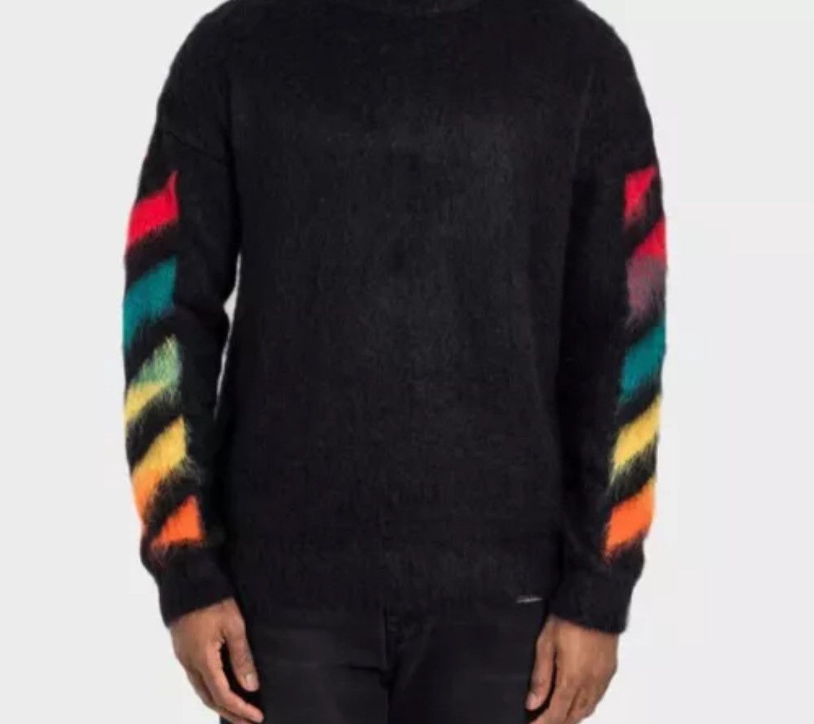 Off-White 💥NWT💥 OFF-WHITE GRADIENT MOHAIR SWEATER Size US S / EU 44-46 / 1 - 6 Thumbnail