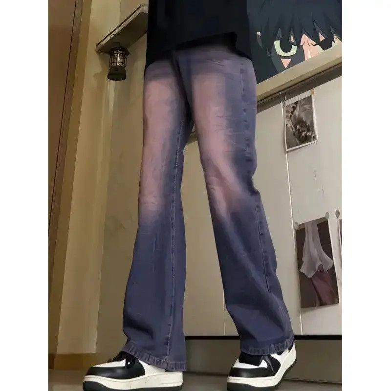 Japanese Brand Retro loose straight leg wide leg jeans Size US 30 / EU 46 - 4 Thumbnail