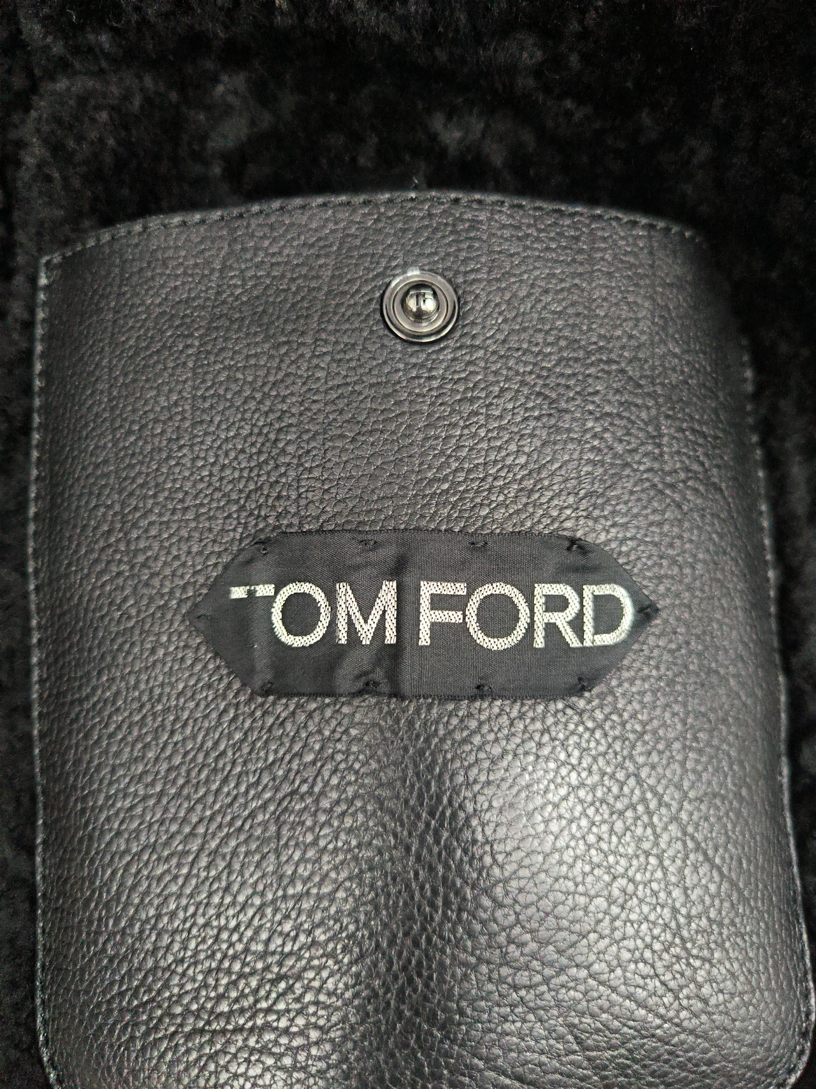 Tom Ford VERY RARE TF Grey Biker Wool Jacket, 46 IT, great condition Size US S / EU 44-46 / 1 - 8 Thumbnail