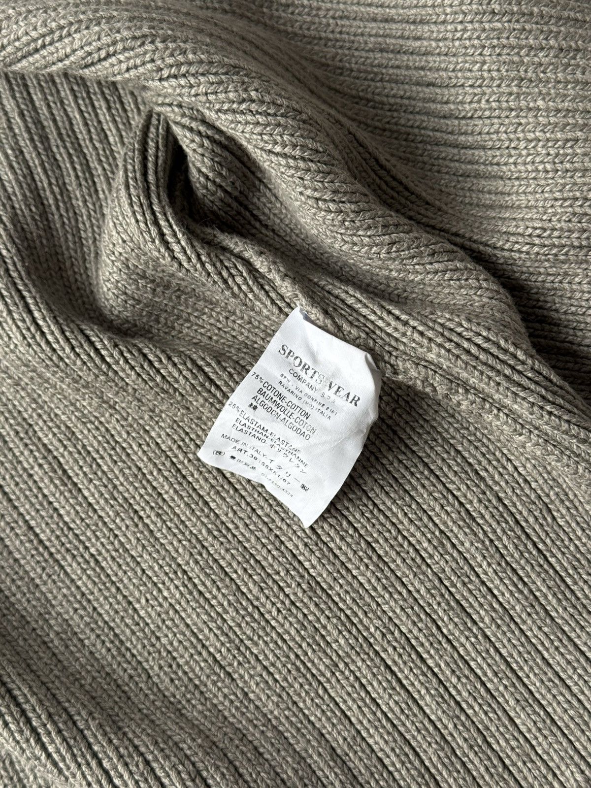 Stone Island Vintage Stone island Knitwear Zip Up Sweater Size US XL / EU 56 / 4 - 11 Thumbnail
