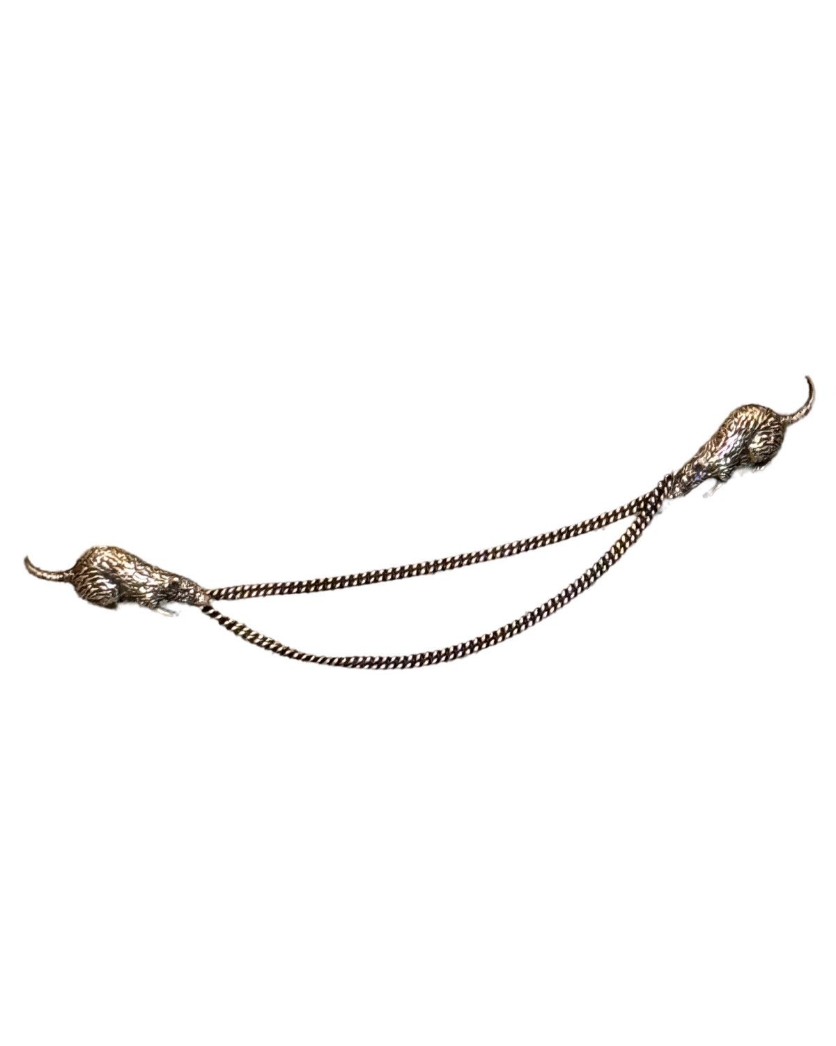 Enfants Riches Deprimes ERD .925 Rat Brooch Pins with chain Size ONE SIZE - 5 Thumbnail