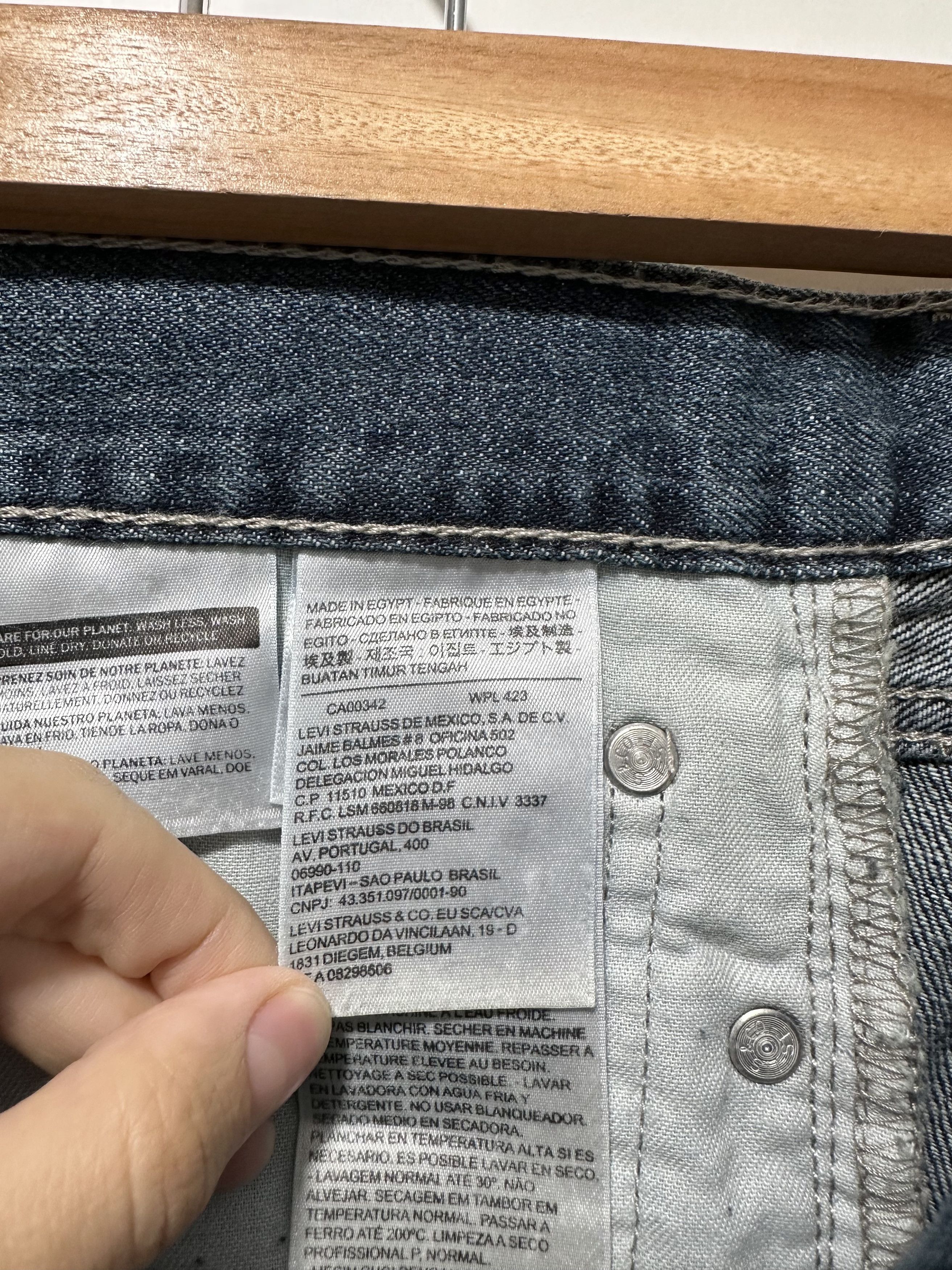 Levi's Levi's 511 Denim Blue Jeans W33 L 34 Size US 33 - 7 Thumbnail