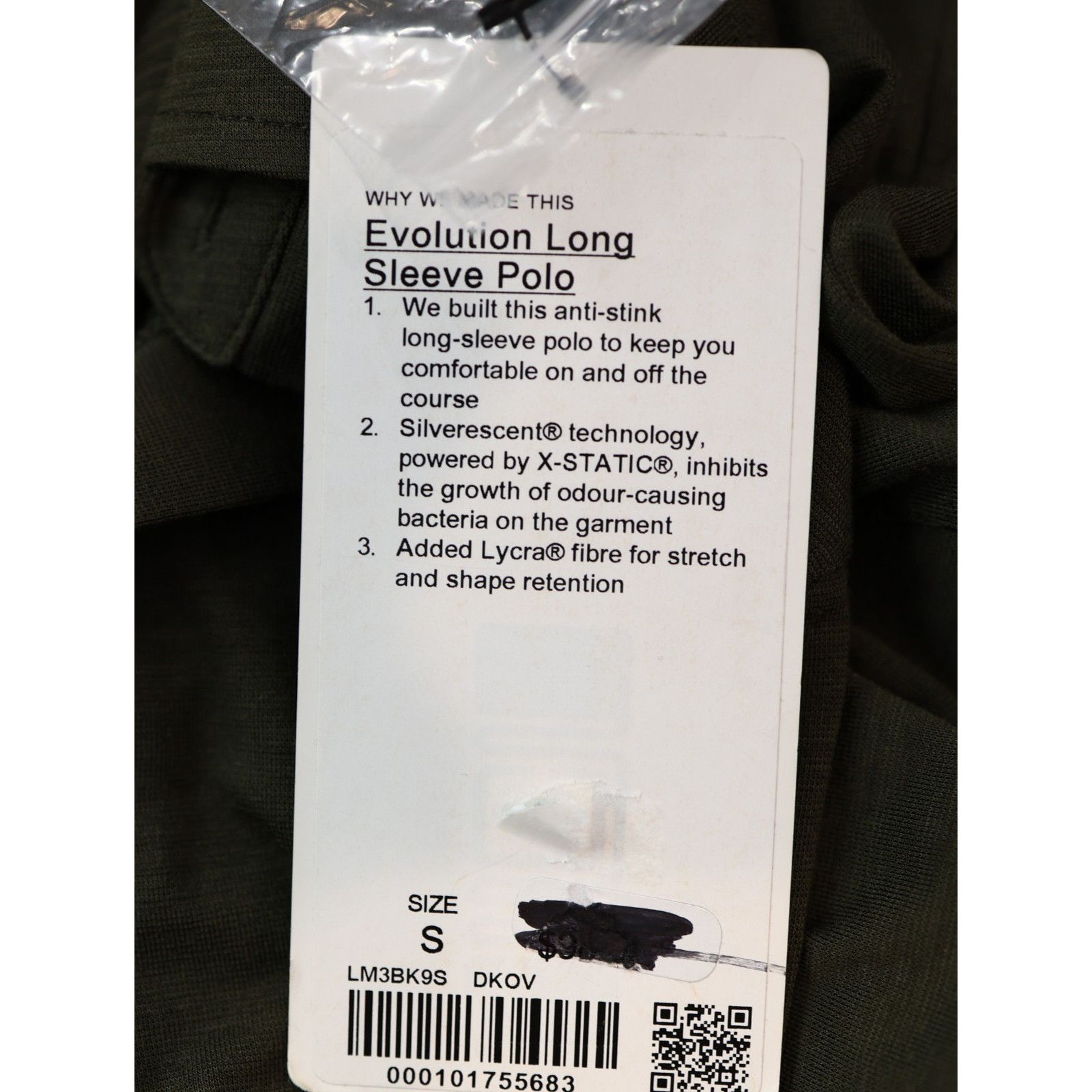 Lululemon NWT LULULEMON Green Evolution Long Sleeve Polo Shirt Size S Size US S / EU 44-46 / 1 - 7 Thumbnail