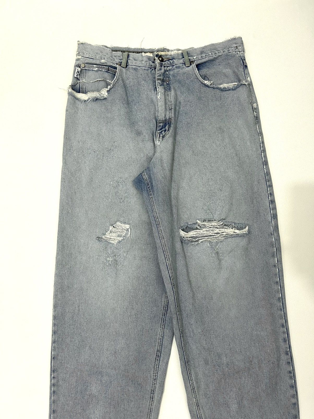 Marc Buchanan × Pelle Pelle Pele Pele Marc Buchanan Distressed Beggy Jeans Size US 36 / EU 52 - 3 Thumbnail