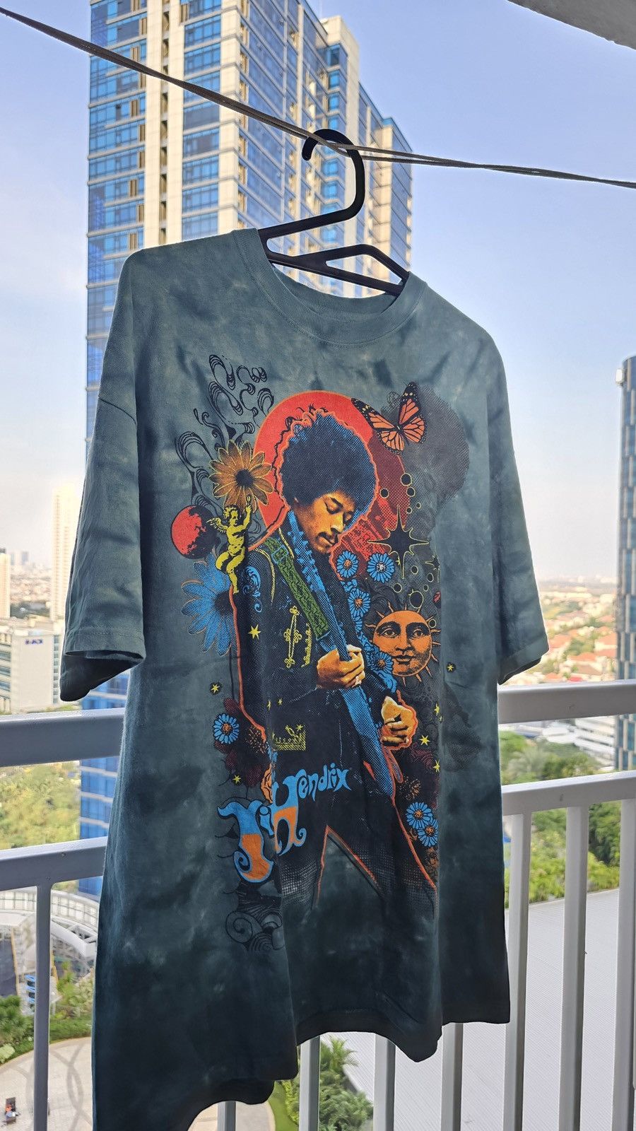 Vintage Authentic officiall Jimi Hendrix tie dye Size US XL / EU 56 / 4 - 1 Thumbnail