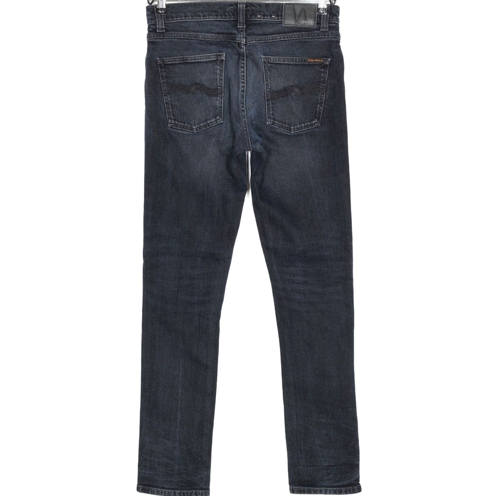 Nudie Jeans NUDIE JEANS Lean Dean Hidden Ink Stretch Jeans Men 30/32 Slim Tapered Denim Blue 5-Pocket Rise Mid Waist 30 32 L32 Size US 30 / EU 46 - 2 Thumbnail