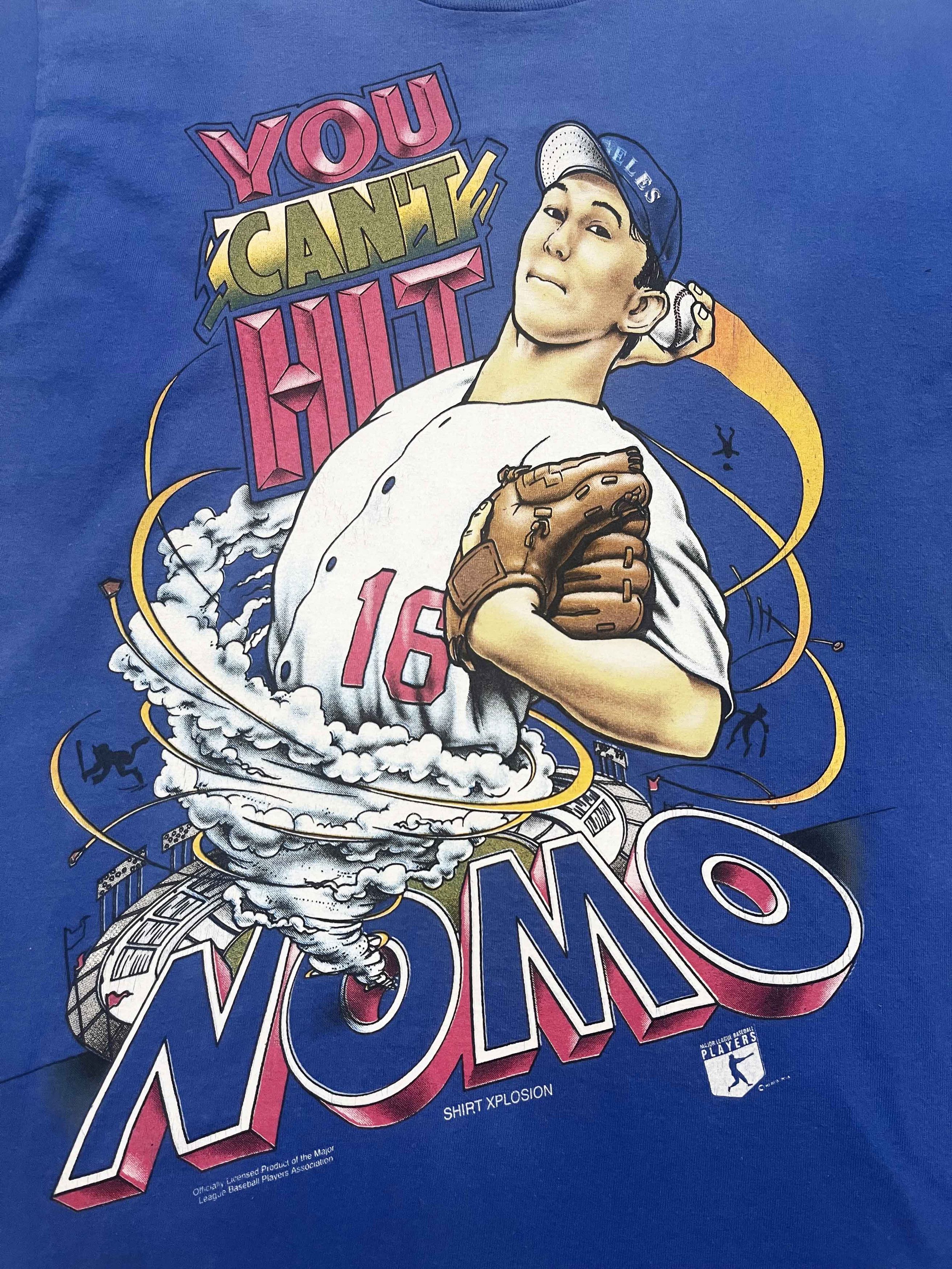 Fruit Of The Loom Vintage Shirt Xplosion MLB Nomo Los Angeles Dodgers T-Shirt Size US L / EU 52-54 / 3 - 2 Thumbnail