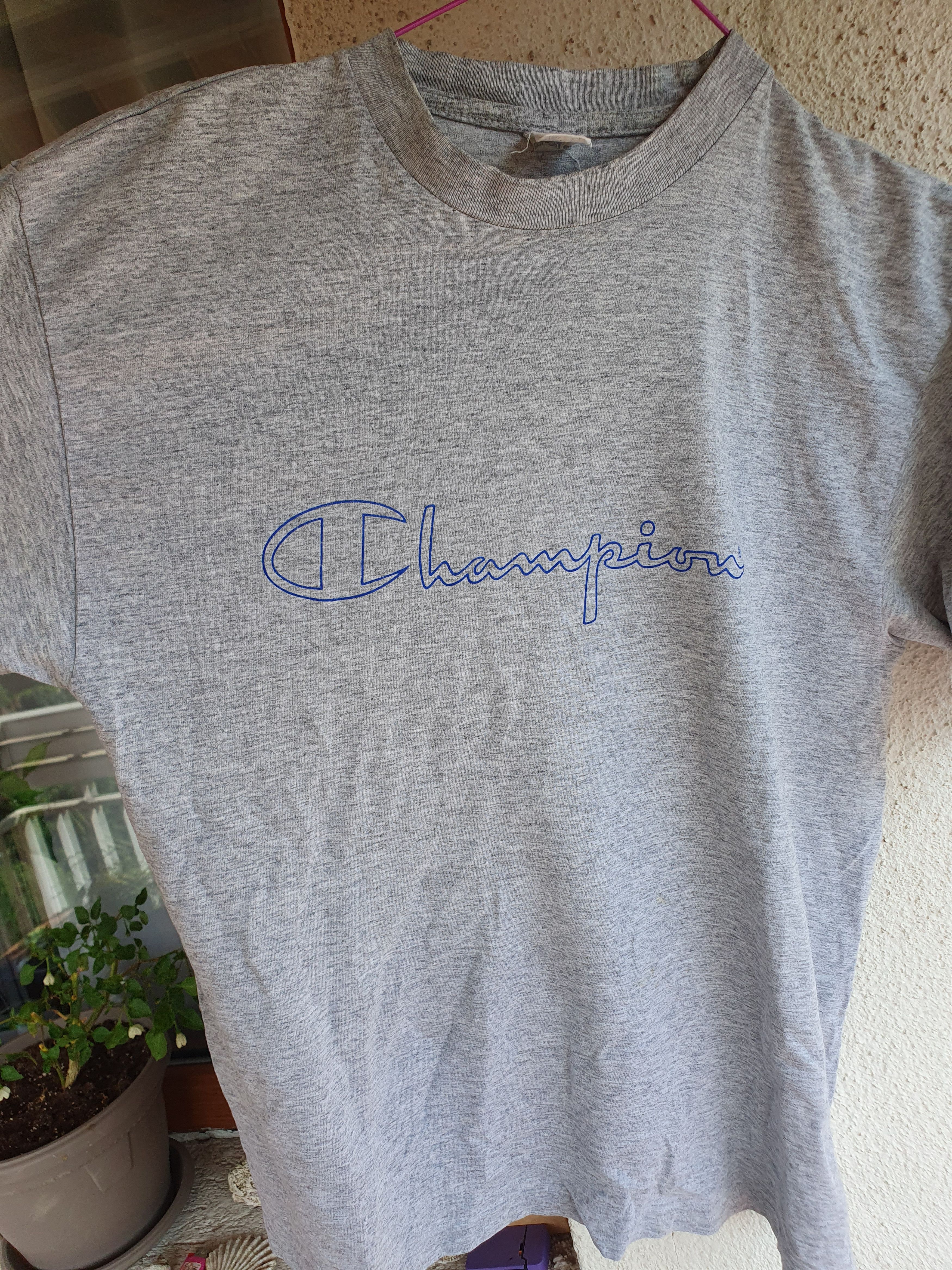 Champion Champion Made in Italy Vtg single stitch t-shirt sz L? Size US M / EU 48-50 / 2 - 7 Thumbnail