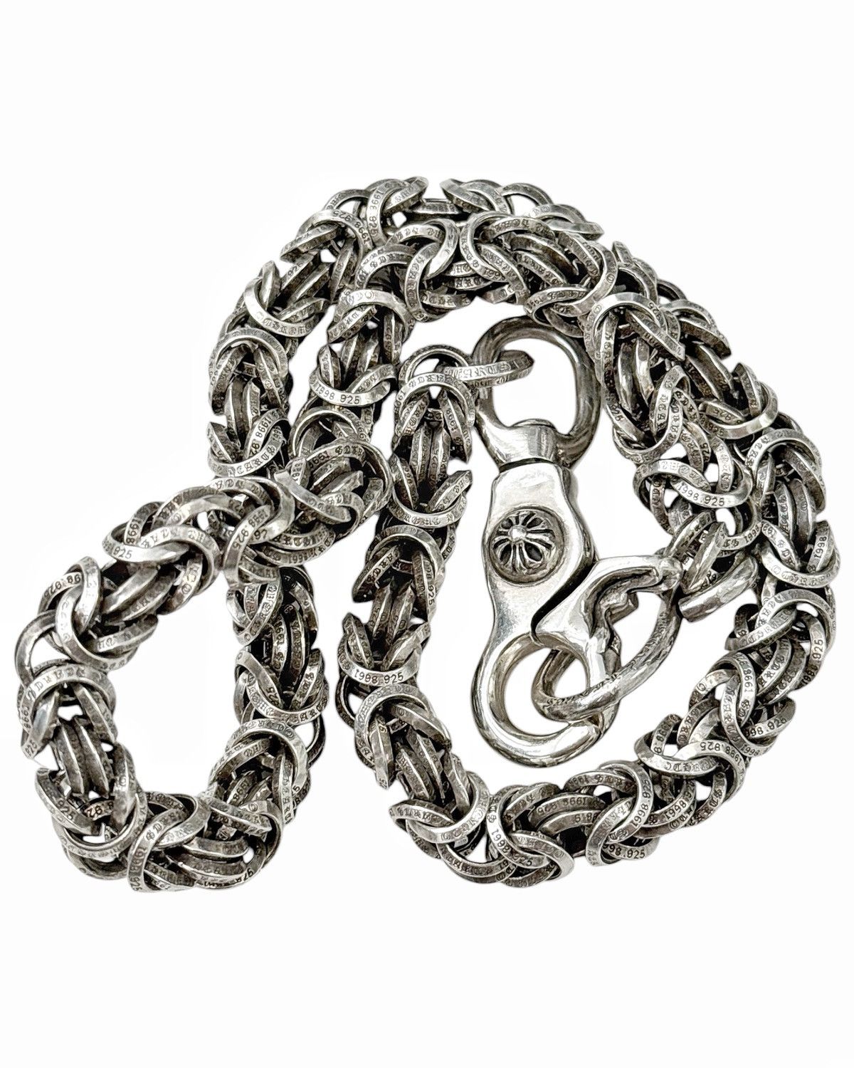 Interweave B Chain Wallet Rings Chain w Lobster Clasp
