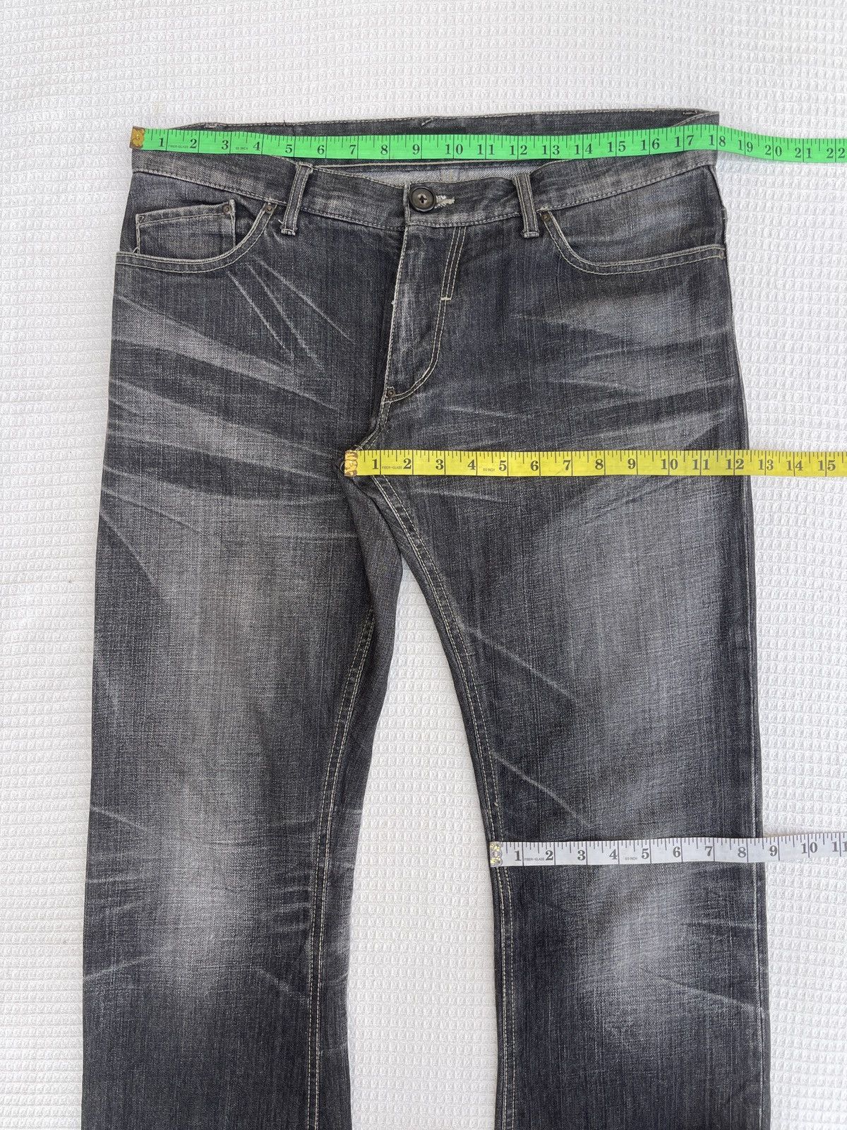 Tete Homme Last Drop🔥Flare Jeans TETE HOMME Issey Miyake Bootcut Denim Size US 35 - 13 Thumbnail