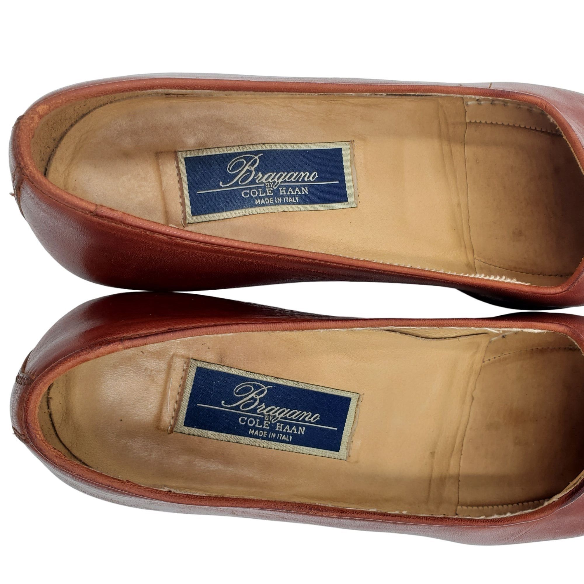 Bragano Vintage Bragano Cole Haan Italy Men 8M Brown Calfskin Classi Size US 8 / EU 41 - 11 Thumbnail