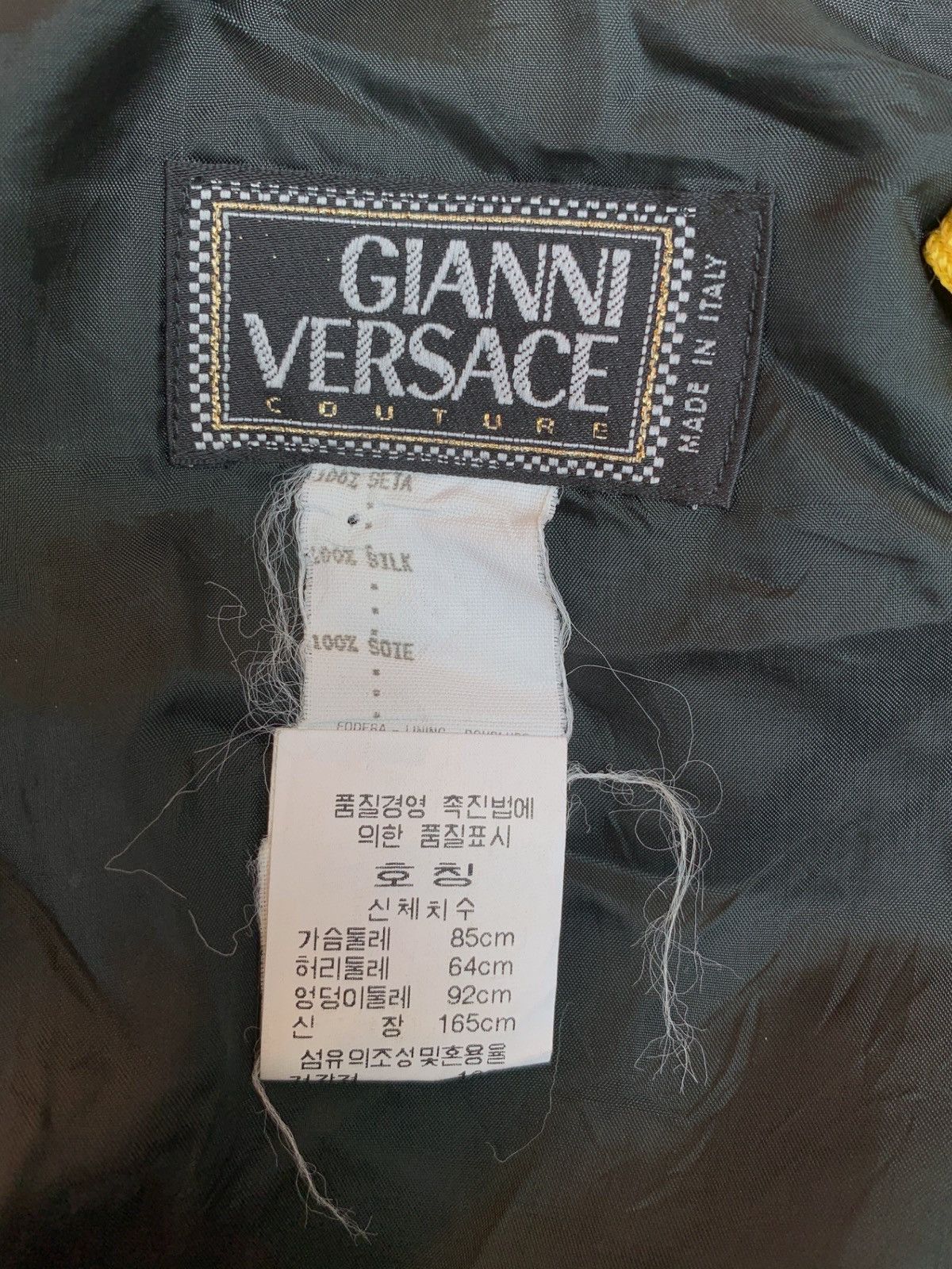 Versace × Vintage F/W 1995 checkerboard very rare Size S / US 4 / IT 40 - 11 Thumbnail