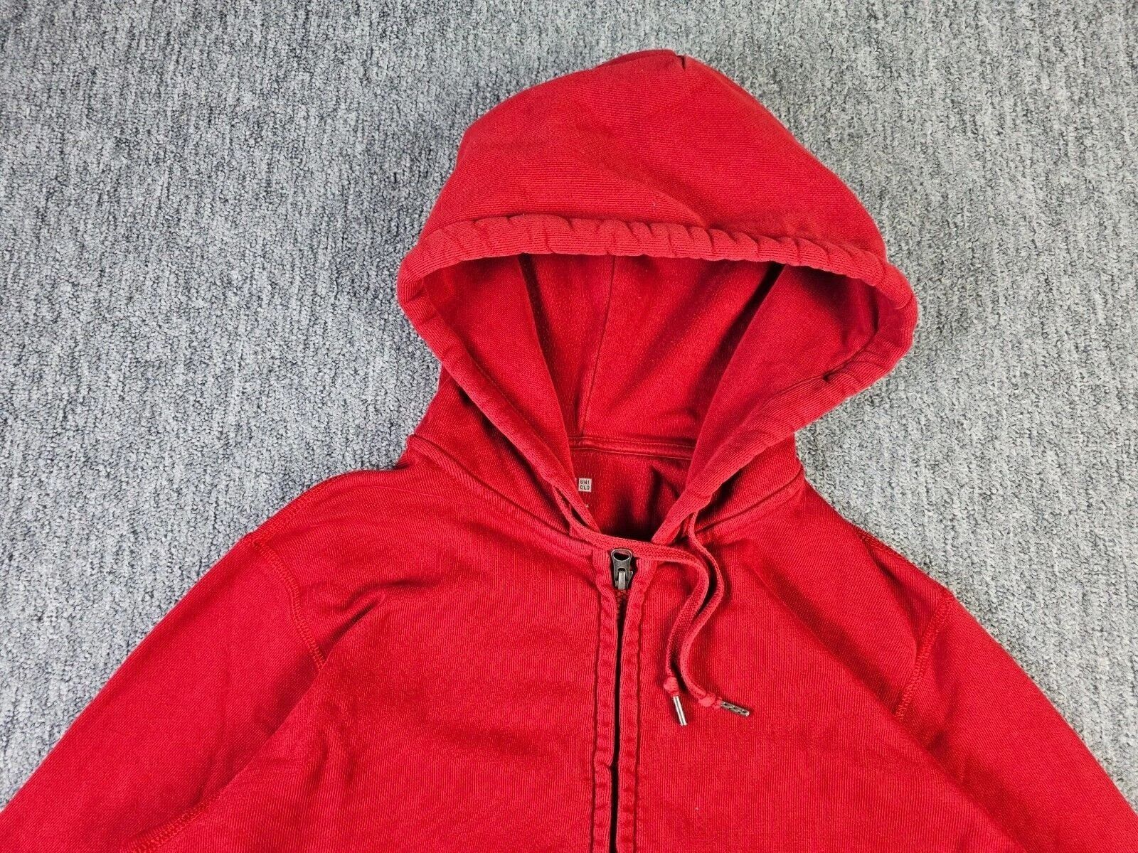 Uniqlo UNIQLO Dry Stretch Full Zip Hoodie Red Men M Cotton Athletic Size US M / EU 48-50 / 2 - 4 Thumbnail