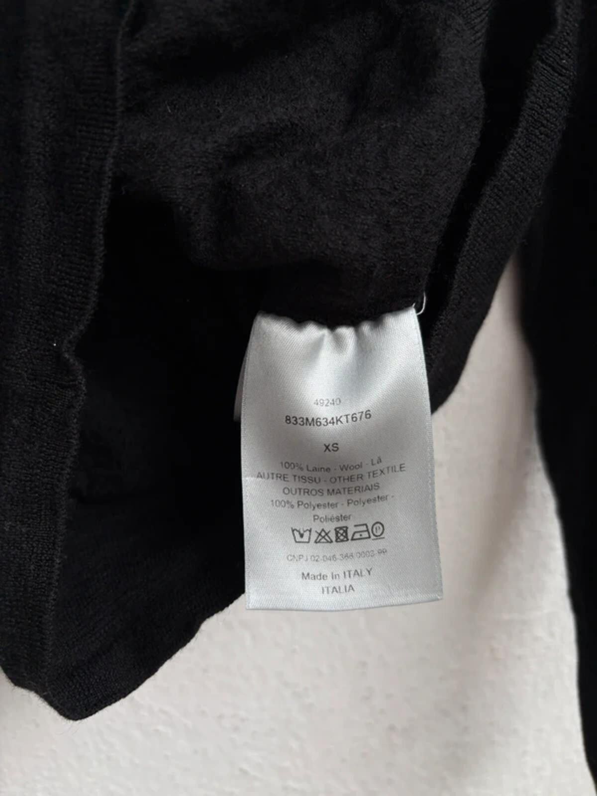 Dior Dior Homme „Bee Sweater“ by Kris van Assche Wool Size US XS / EU 42 / 0 - 6 Thumbnail