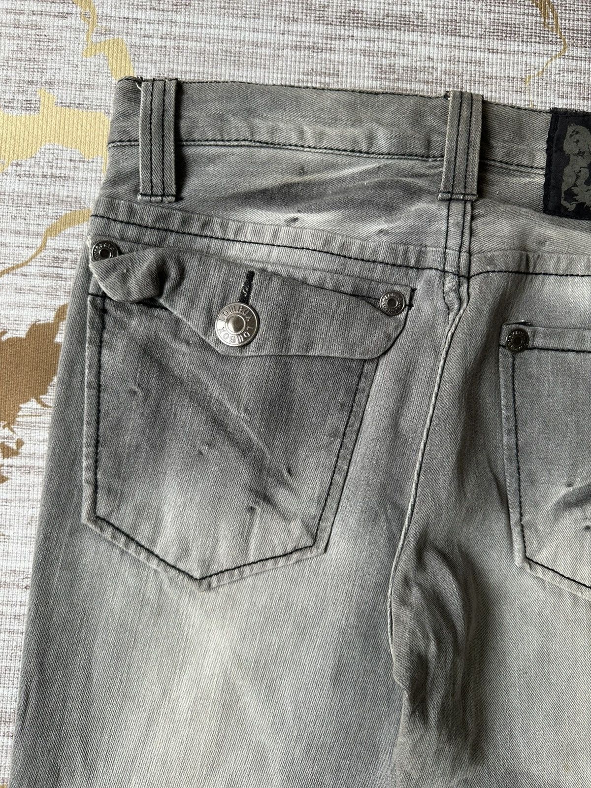 Japanese Brand Lowbox Claw Marks Design Denim Size US 29 - 15 Thumbnail