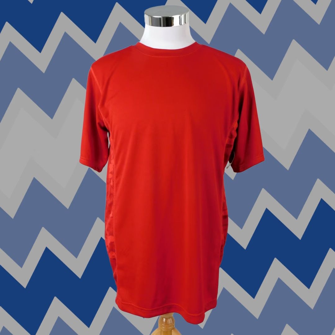 Vintage Zone Pro Sport T-Shirt Men Short Sleeve Red L Camouflage-Back Sport Tee 100% Polyester Size US L / EU 52-54 / 3 - 1 Thumbnail