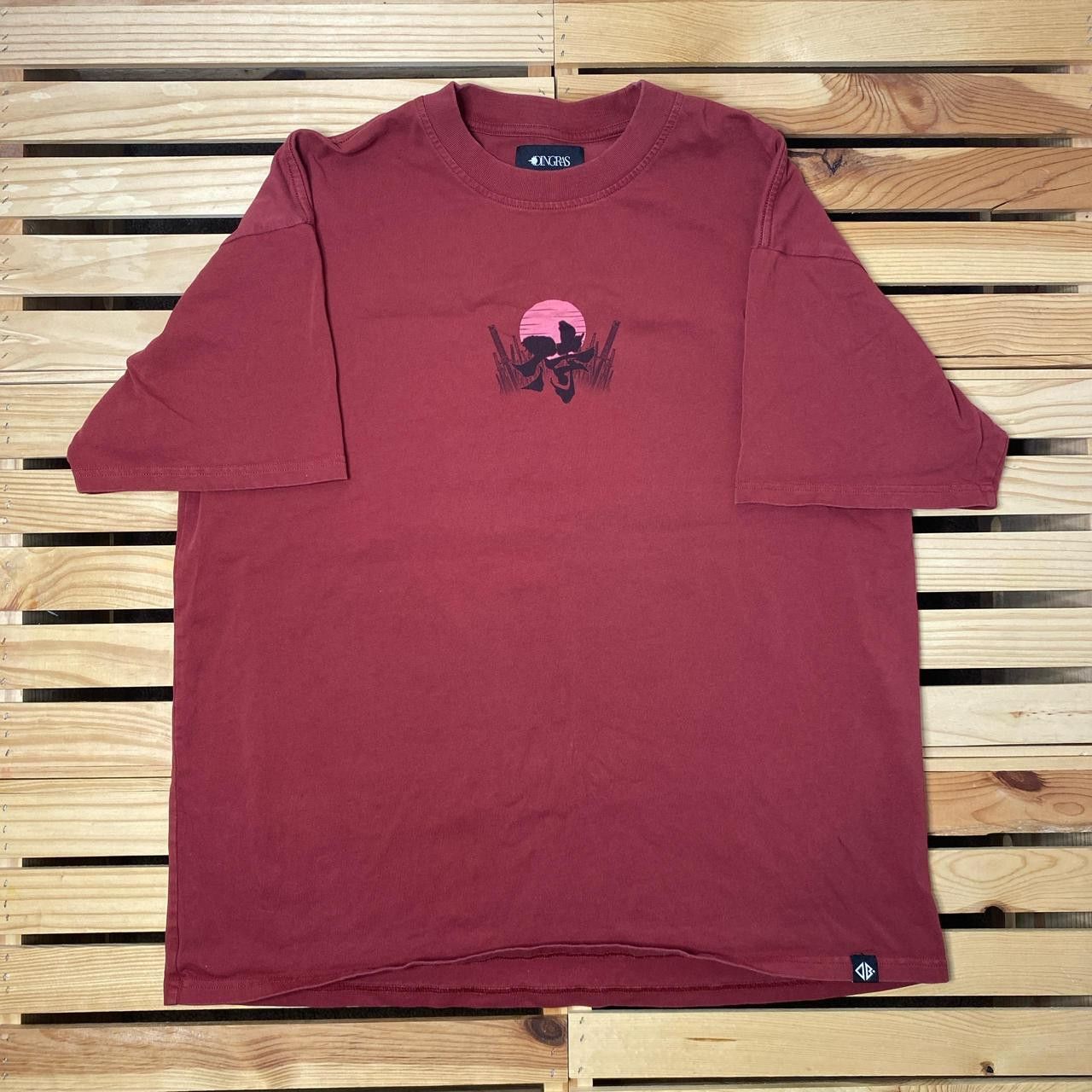 Other Anime Samurai Burgundy Heavyweight Tee Size XL Size US XL / EU 56 / 4 - 2 Thumbnail