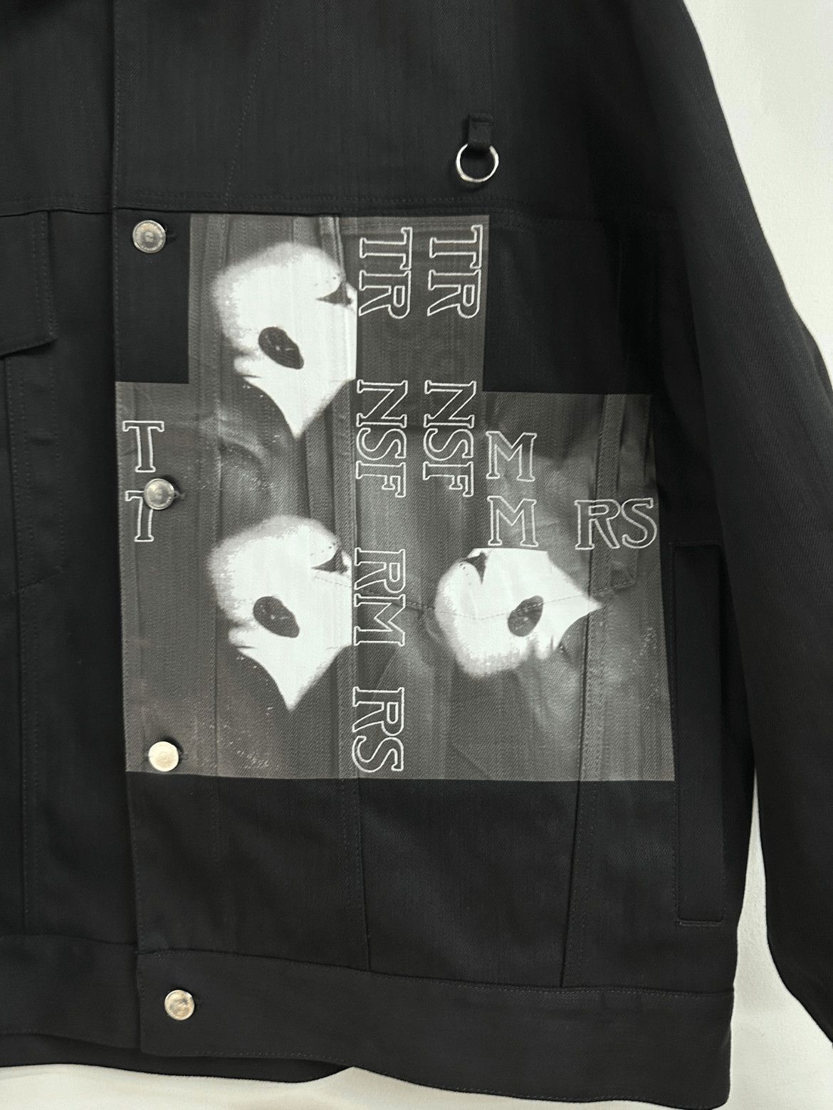 Raf Simons Raf Simons 19SS Figure Print Denim Jacket Size US S / EU 44-46 / 1 - 3 Thumbnail