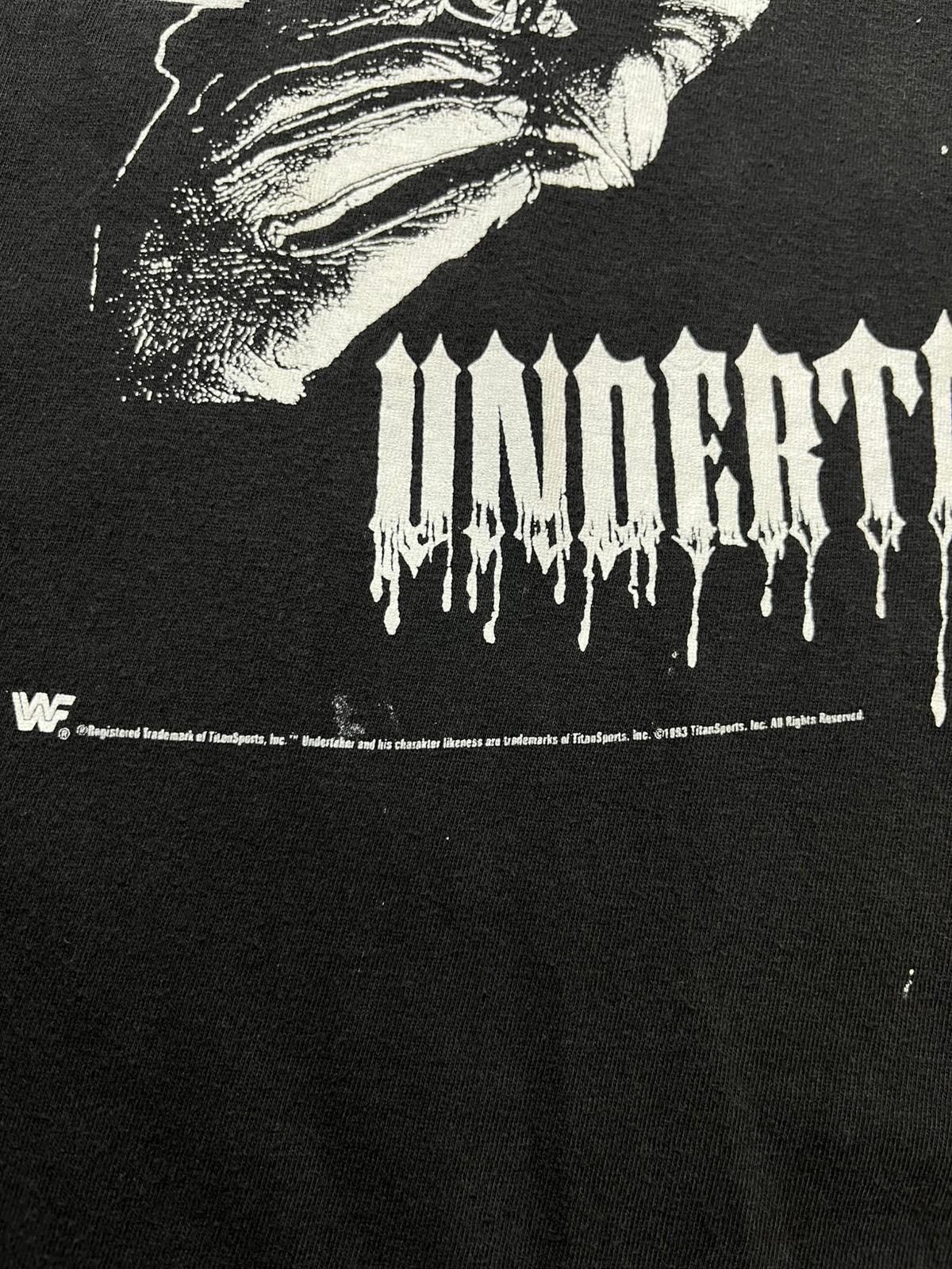 WWE Vintage 1993 The Undertaker T-Shirt Size US XL / EU 56 / 4 - 4 Thumbnail