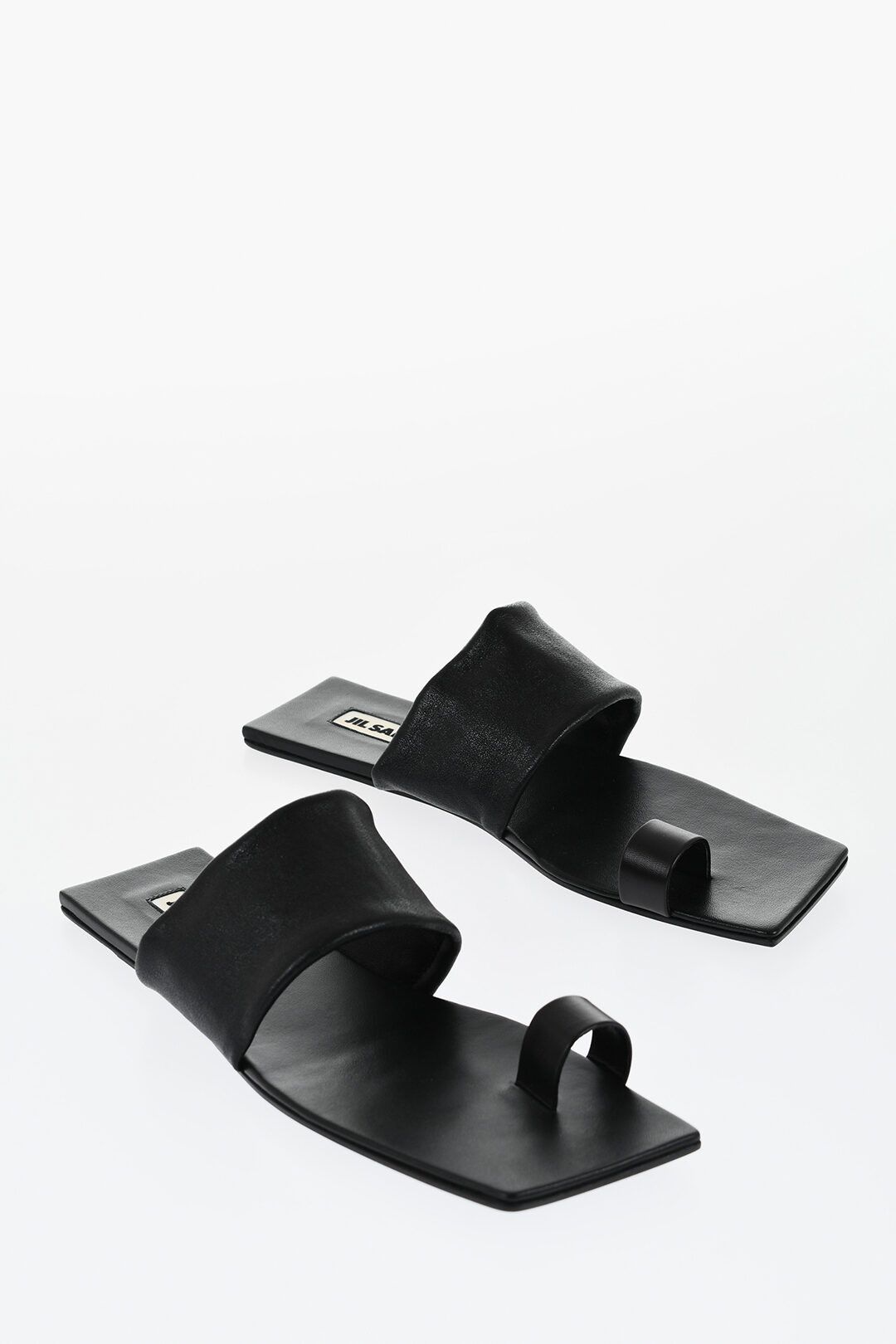 Jil Sander og1mm1225 Flip-flop Leather Sandals in Black Size US 6.5 / IT 36.5 - 2 Thumbnail