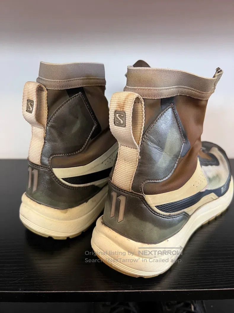 Boris Bidjan Saberi Boris Bidjan Saberi Hand-dyed high-top outdoor sneakers Size US 9 / EU 42 - 6 Thumbnail