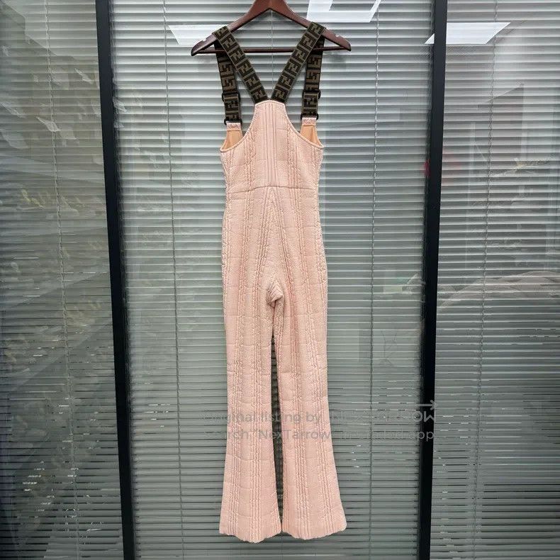 Fendi Fendi Overalls in Naked Pink Size 25" / US 0 / IT 36 - 2 Thumbnail