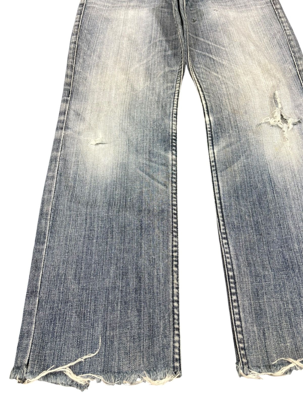 semanticdesign Vintage Japanese Semantic Design Distressed Frayed Jeans Size US 30 / EU 46 - 6 Thumbnail