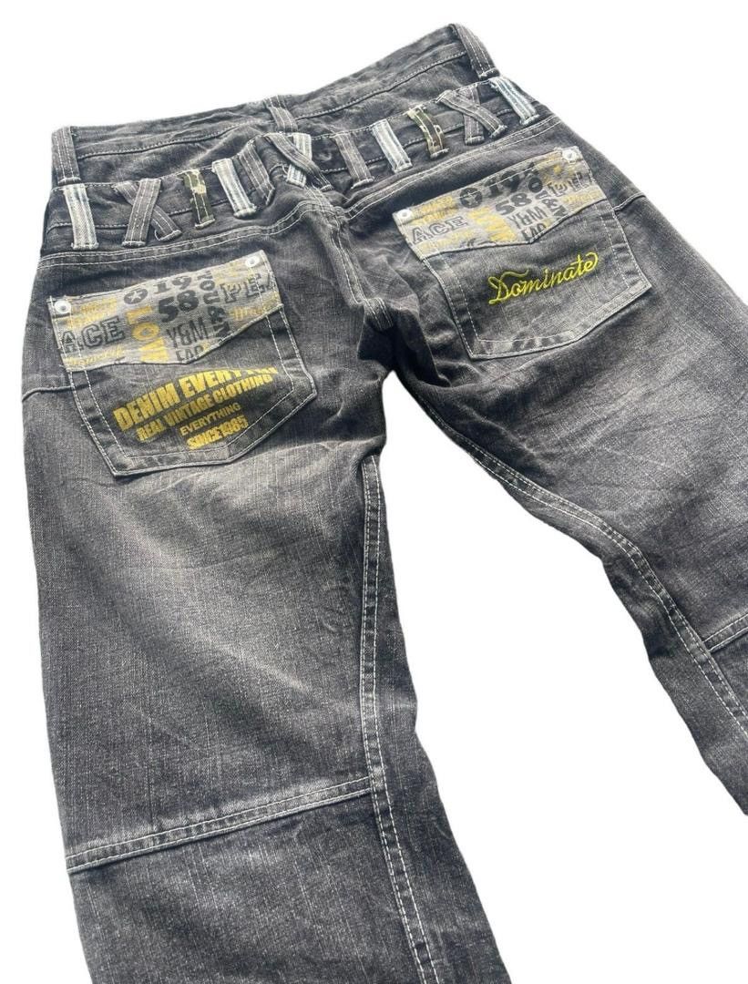 Japanese Brand Dominate Double Waist Streetwear Jeans Size US 30 / EU 46 - 10 Thumbnail