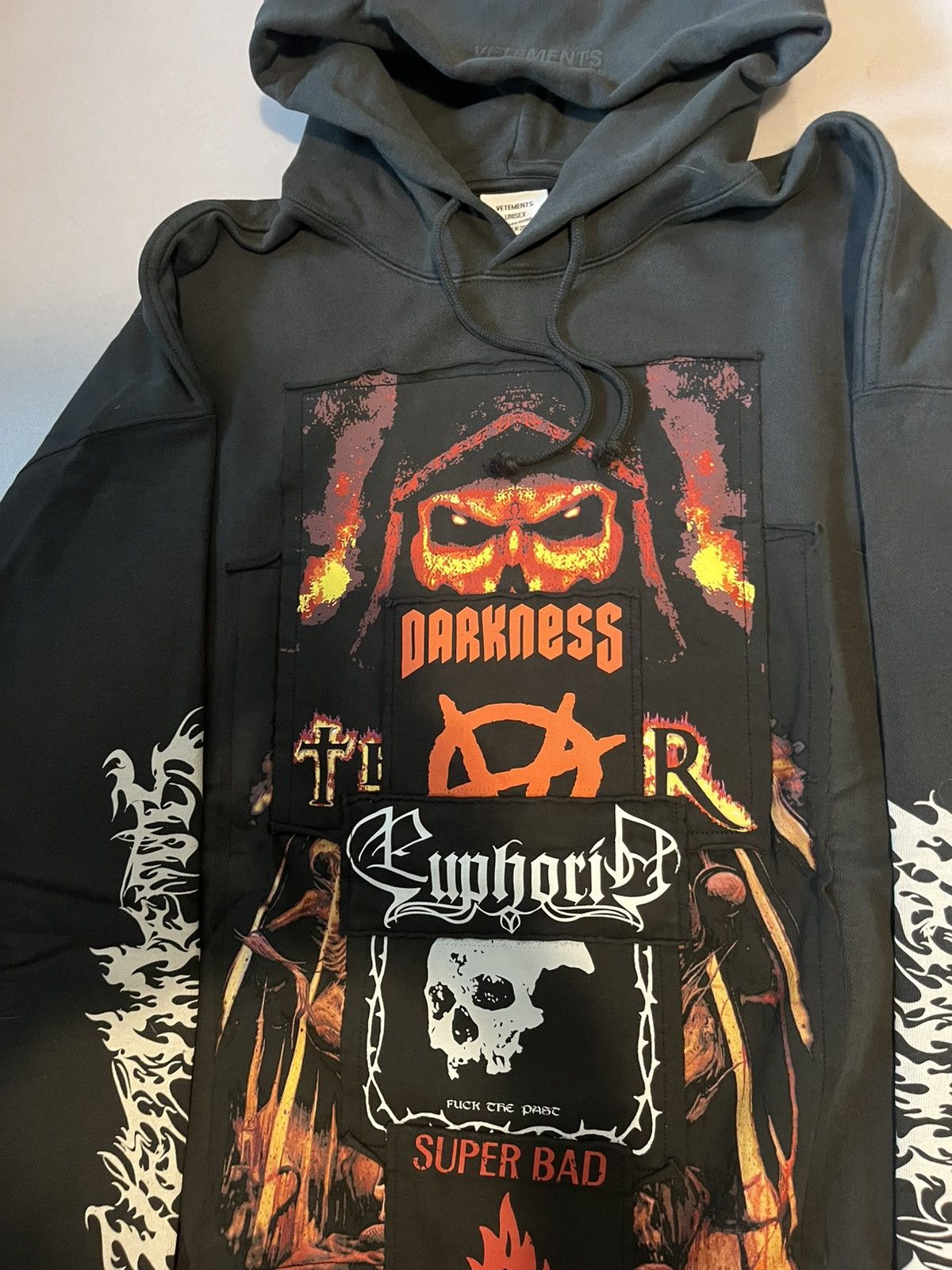 Vetements Vetements Darkness Euphoria Hoodie Size US XS / EU 42 / 0 - 2 Thumbnail