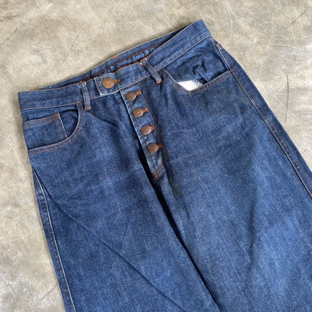 Jean Paul Gaultier Archive Vintage Gaultier Jeans Back Line Denim Size US 29 - 3 Thumbnail