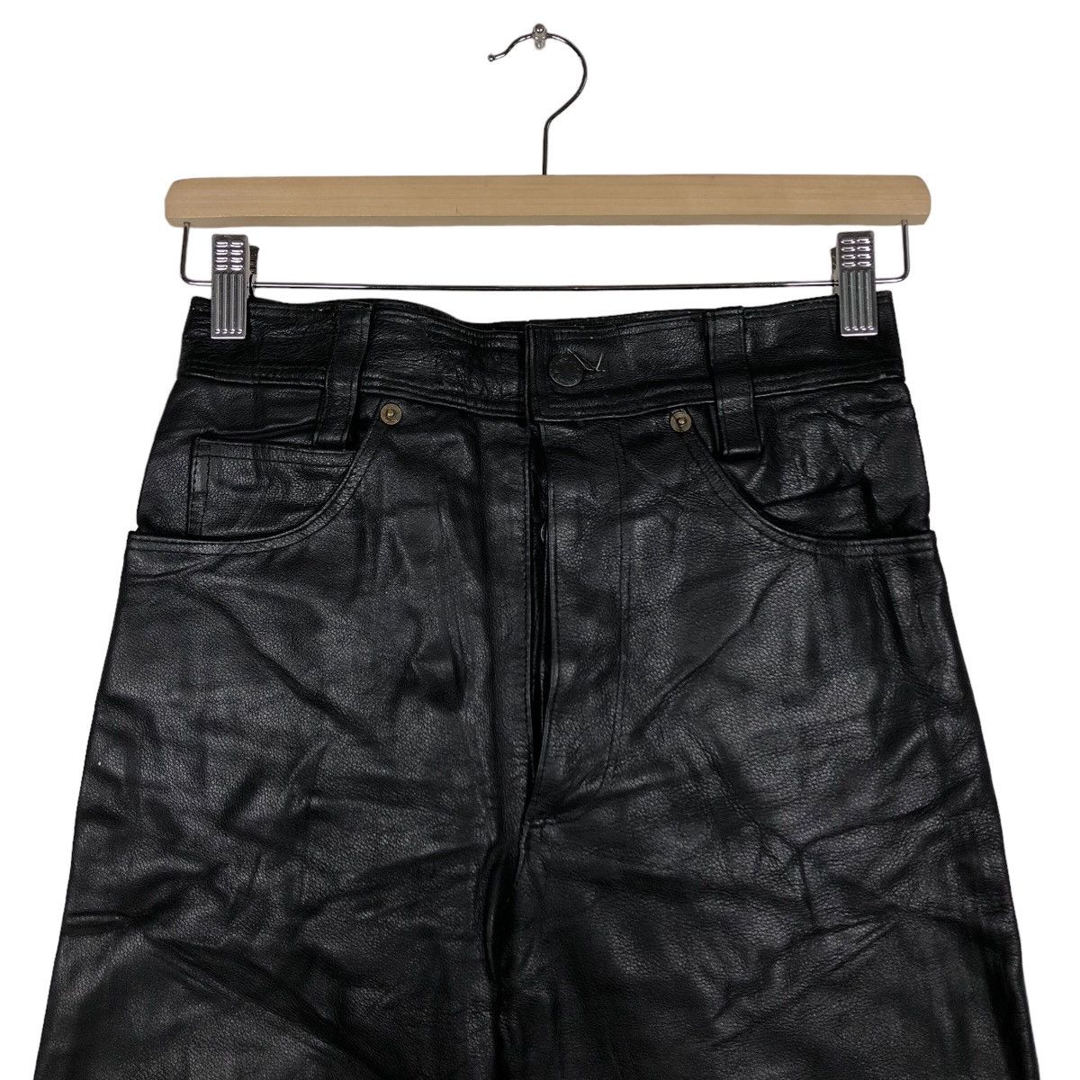 Genuine Leather 🔥Zafco by Hysteric Glamour Genuine Leather Pants Racing Size US 28 / EU 44 - 3 Thumbnail