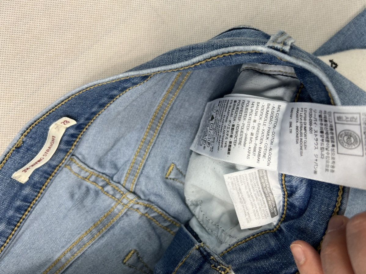 Levi's Spodnie Levi’s 314 Shaping Straight Baby Blue Premium Jeans Size 28" / US 6 / IT 42 - 6 Thumbnail