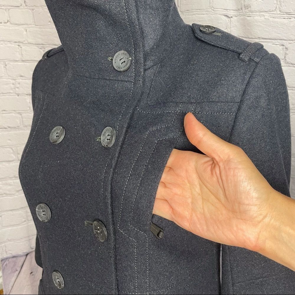 Andrew Marc Andrew Marc Wool Coat Jacket Grey Color Knit Cuffs Size 6 Size M / US 6-8 / IT 42-44 - 6 Thumbnail